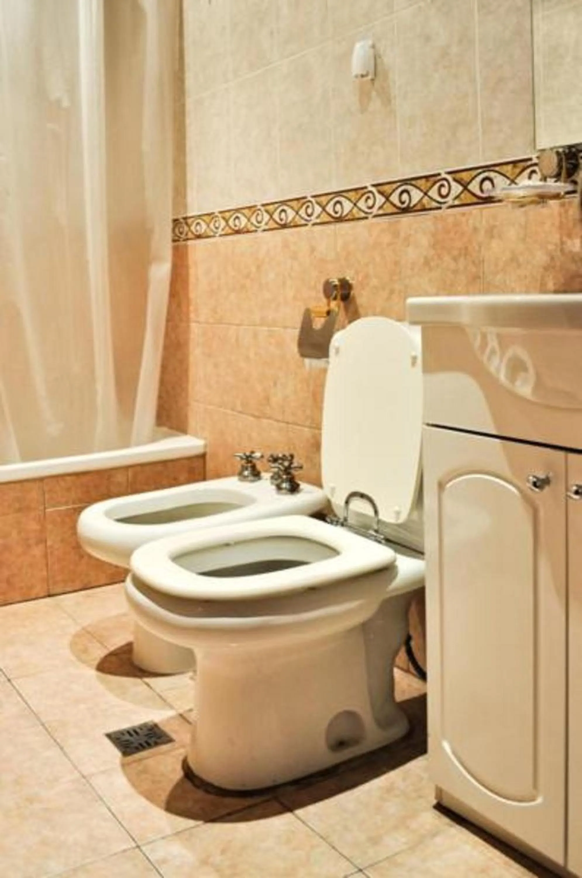 Bathroom in Hotel Ortegal