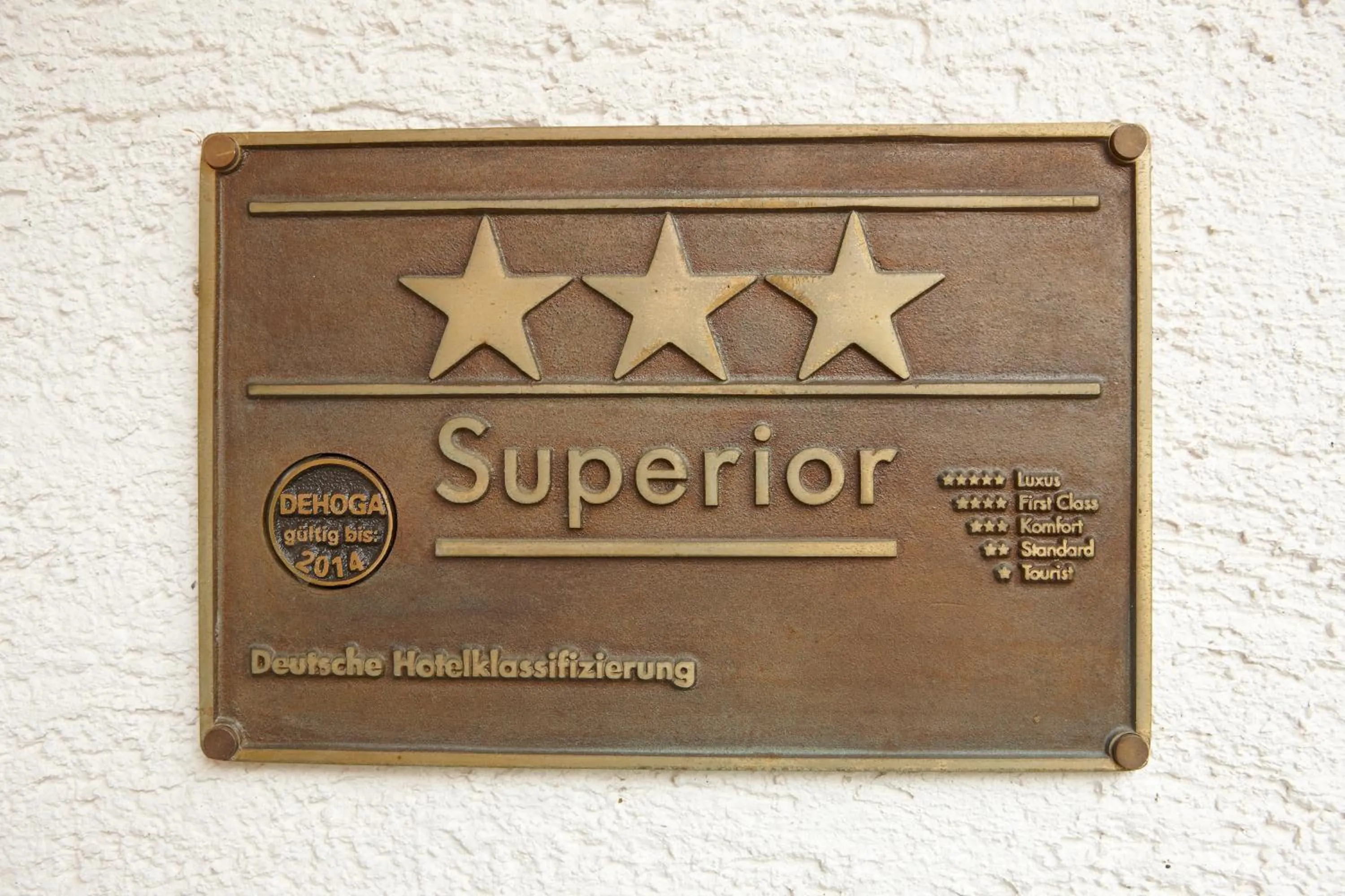 Logo/Certificate/Sign in Grothenns Hotel 3-Sterne superior