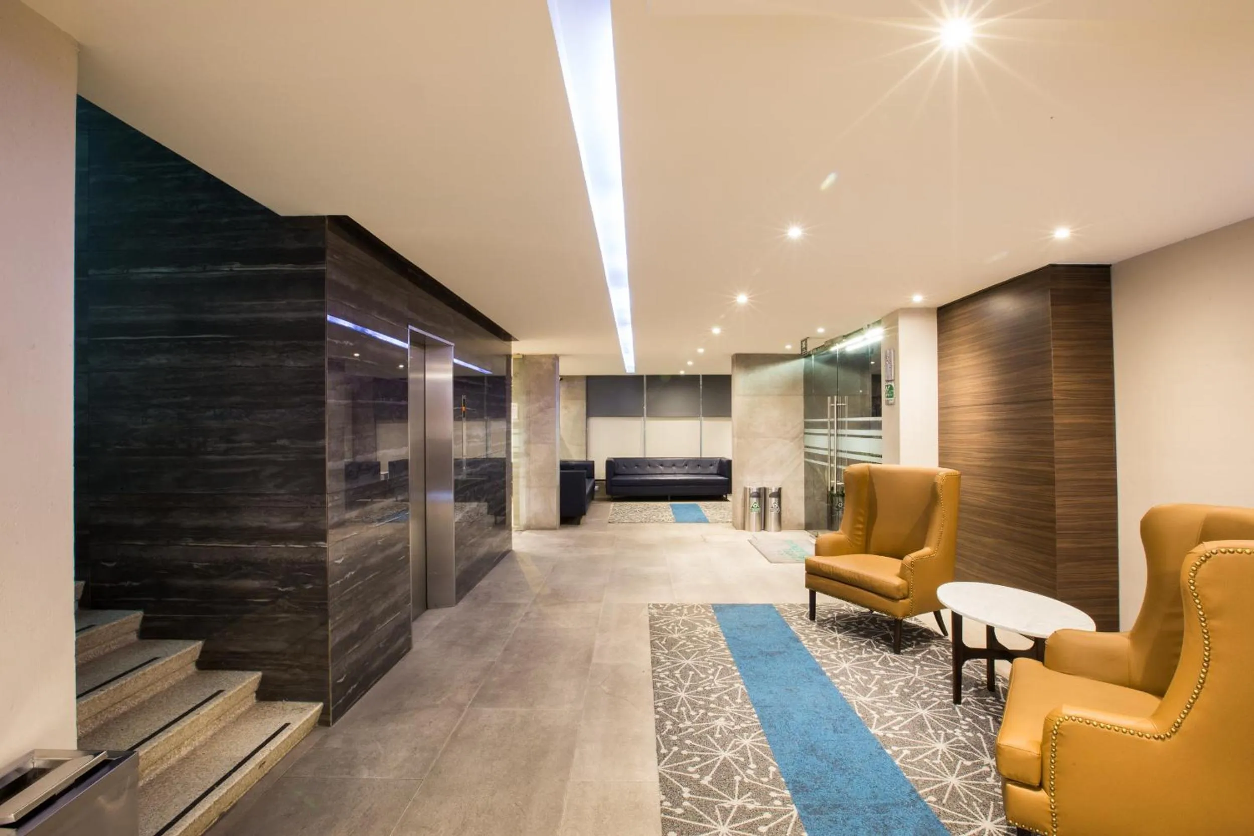 Lobby or reception in Hotel Diligencias