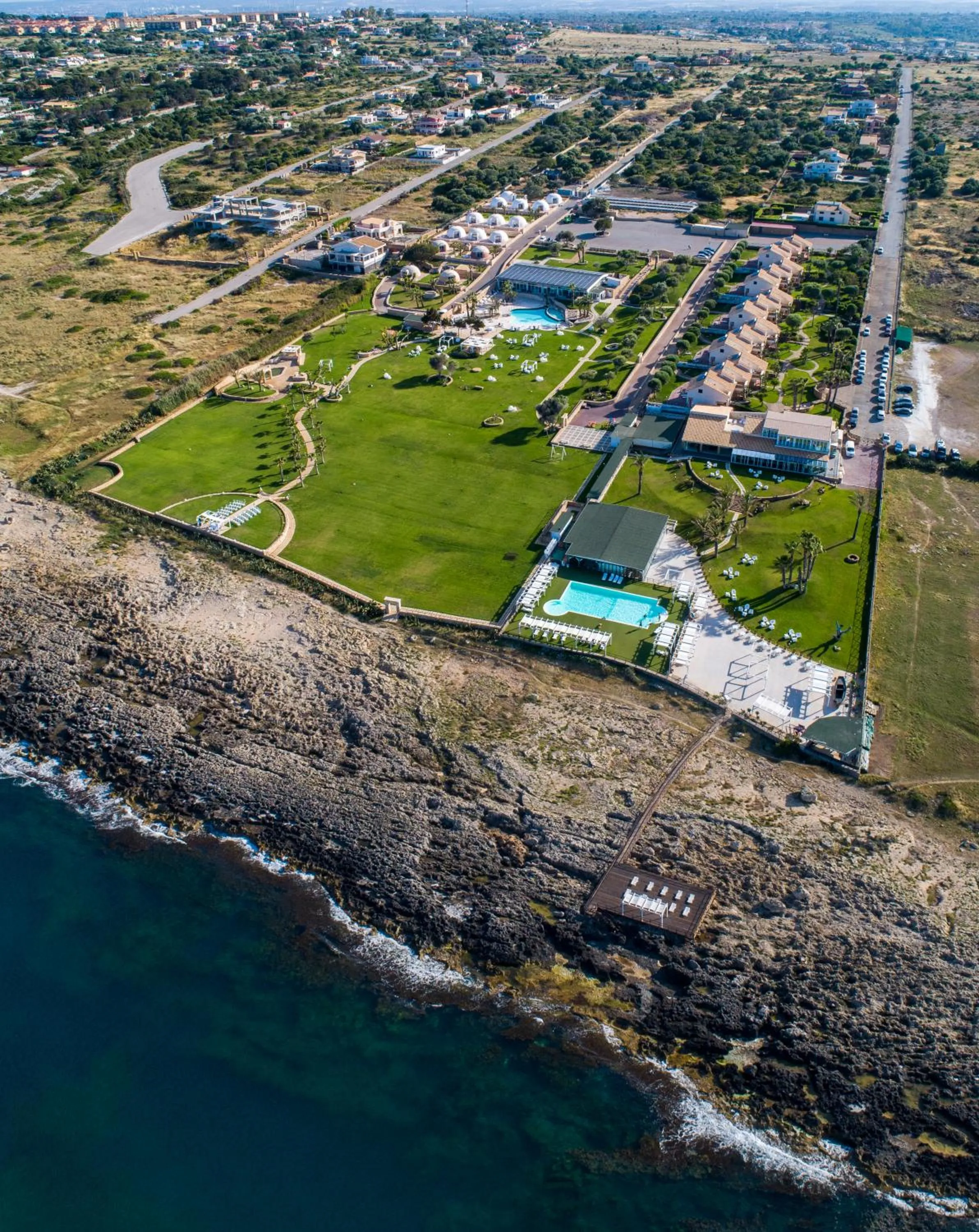 Bird's eye view in Hotel Capo Campolato