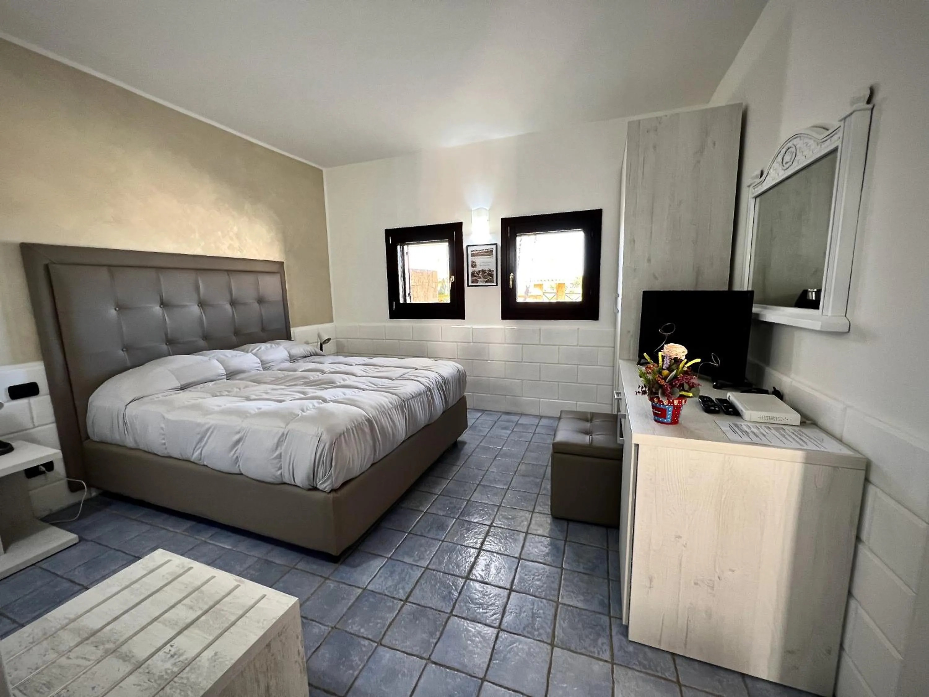 Bed in Hotel Capo Campolato