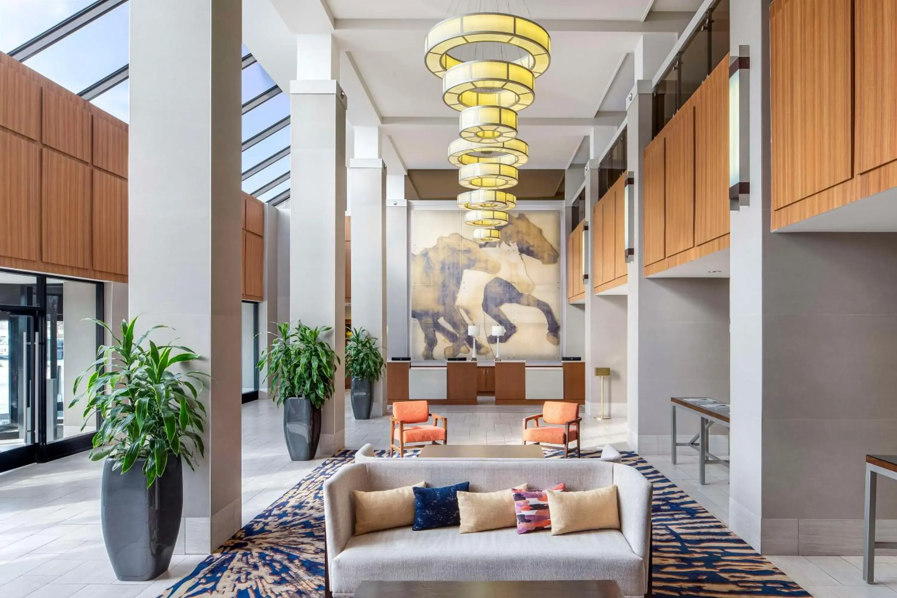 Lobby or reception in Hilton Arlington Lobby or reception in Hilton Arlington