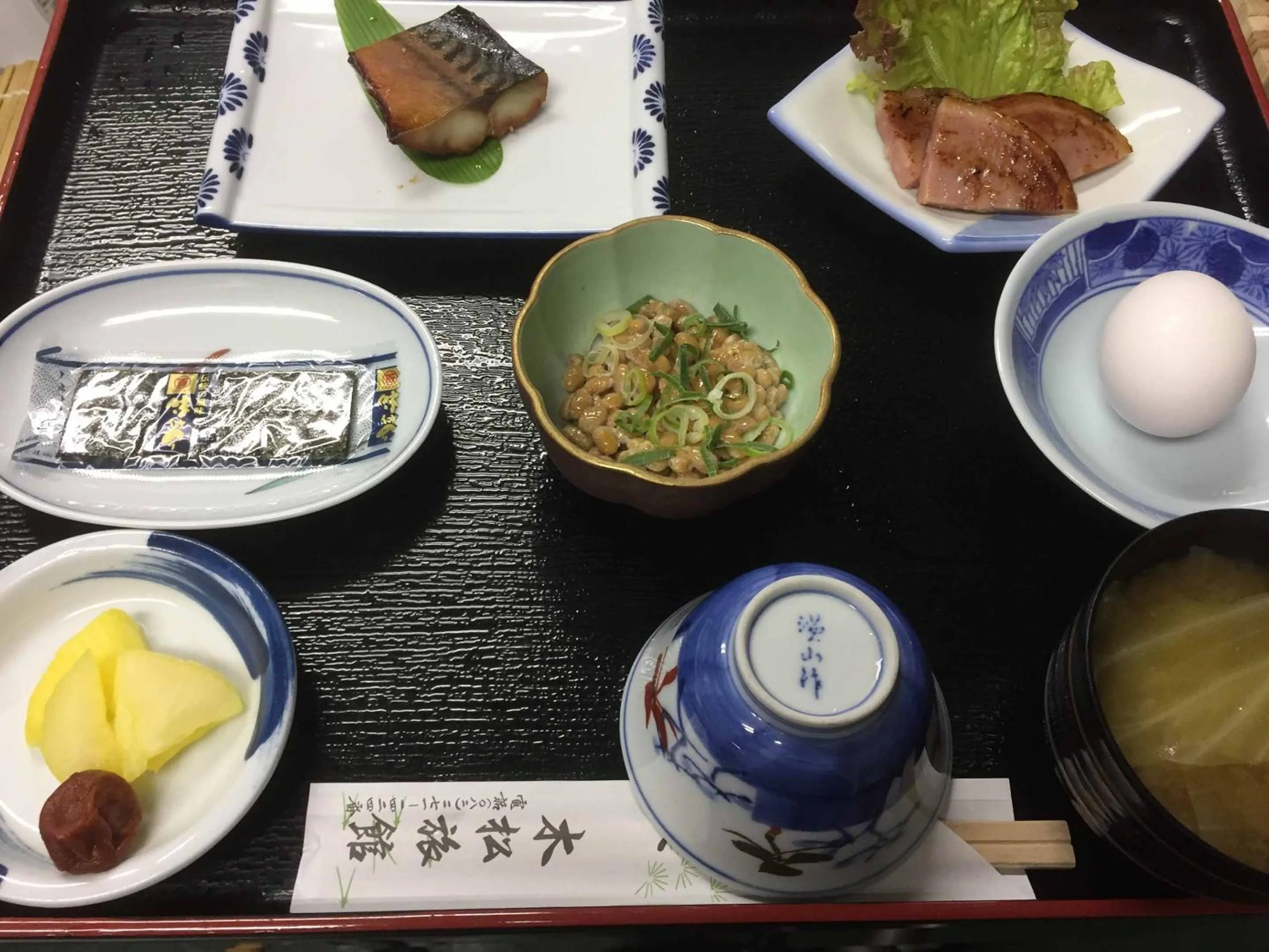 Breakfast in Kimatsu Ryokan