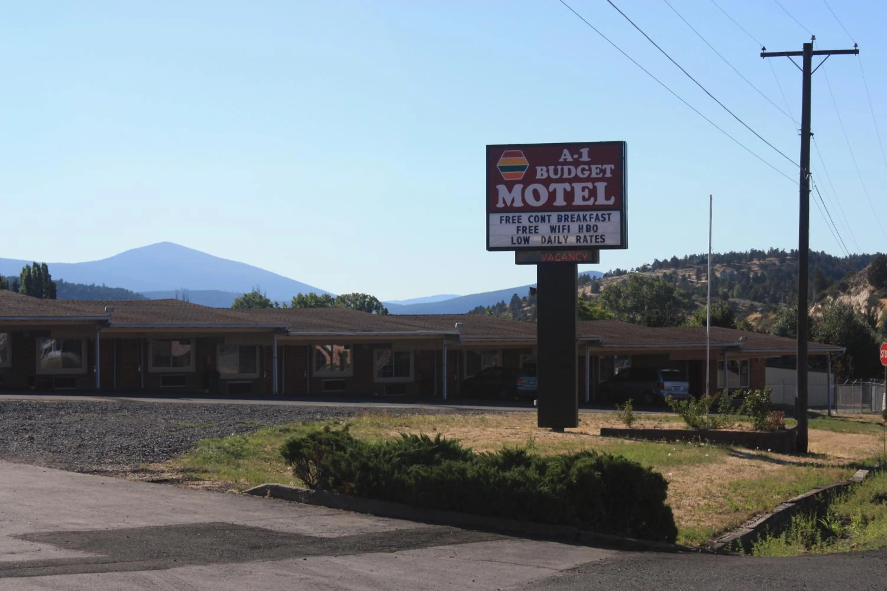 Property building in A-1 Budget Motel