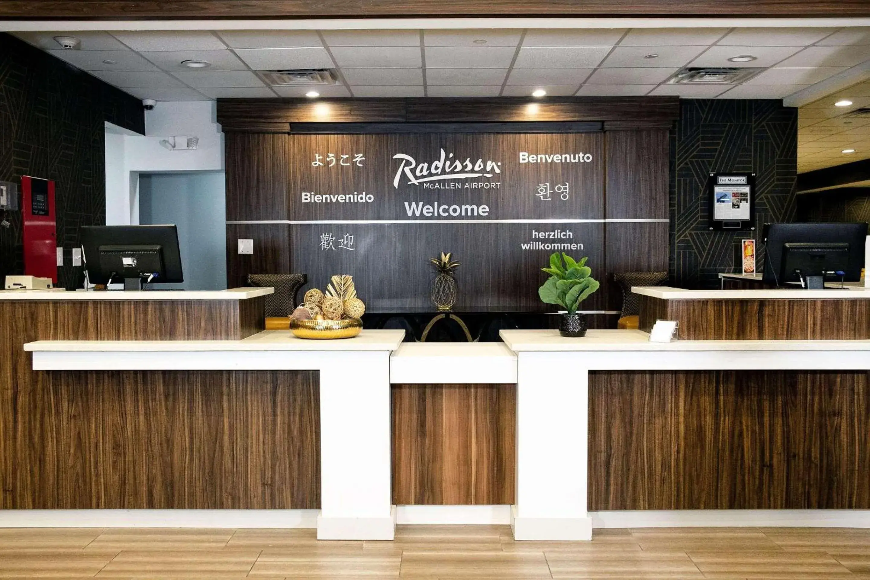 Lobby or reception in Radisson Hotel McAllen Airport Lobby or reception in Radisson Hotel McAllen Airport