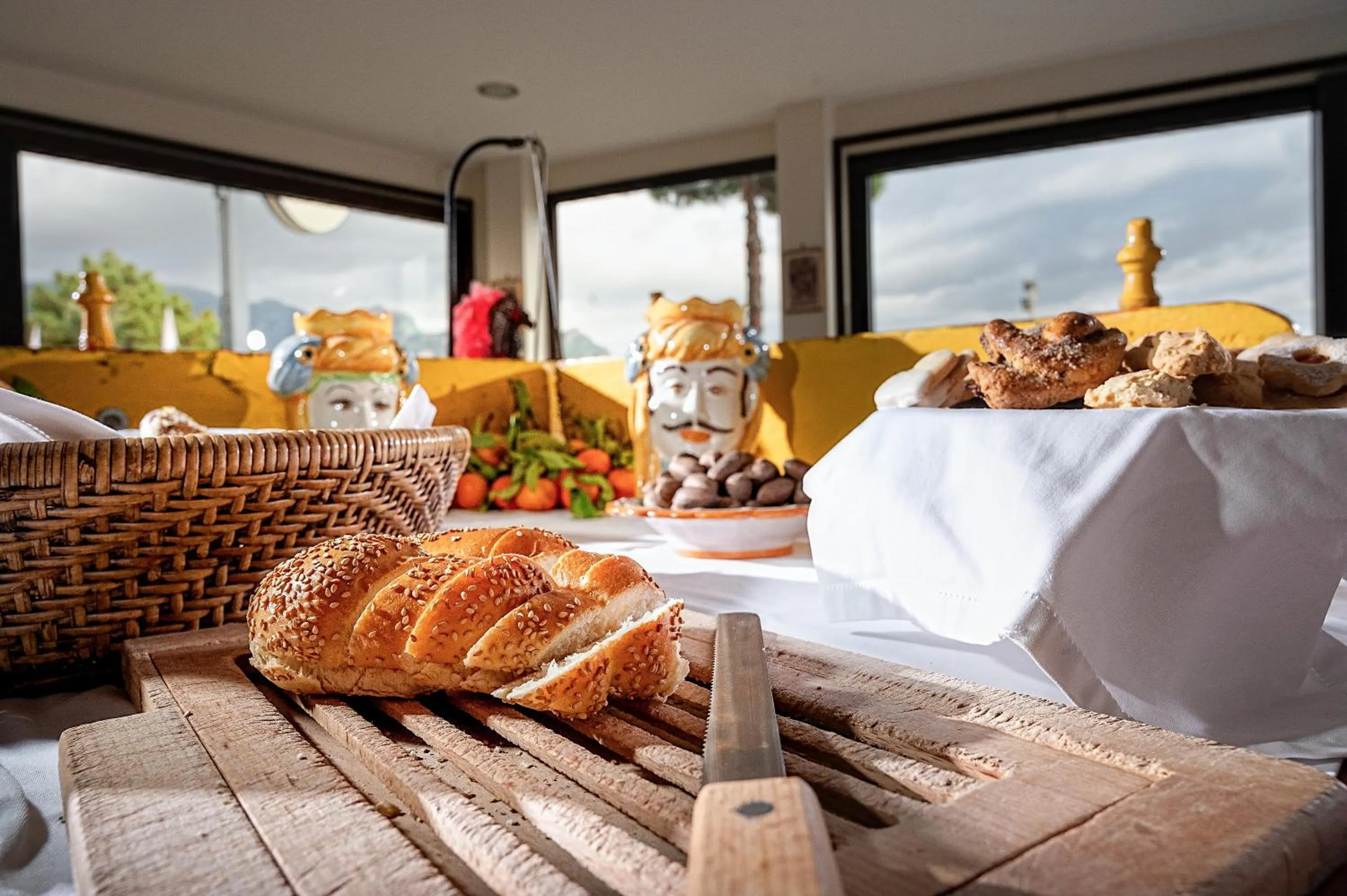 Buffet breakfast in Hotel Sabbie d'Oro