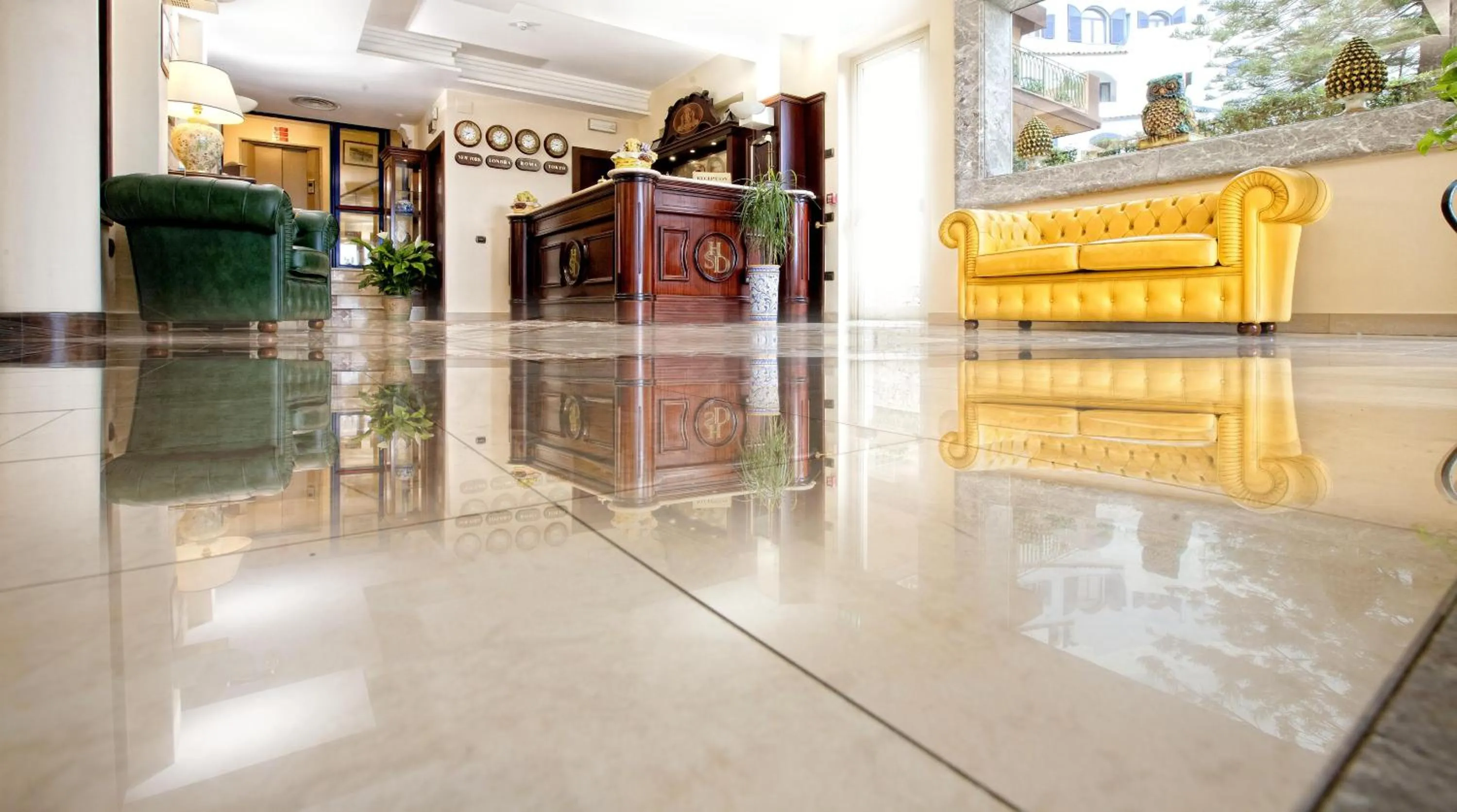 Lobby or reception in Hotel Sabbie d'Oro