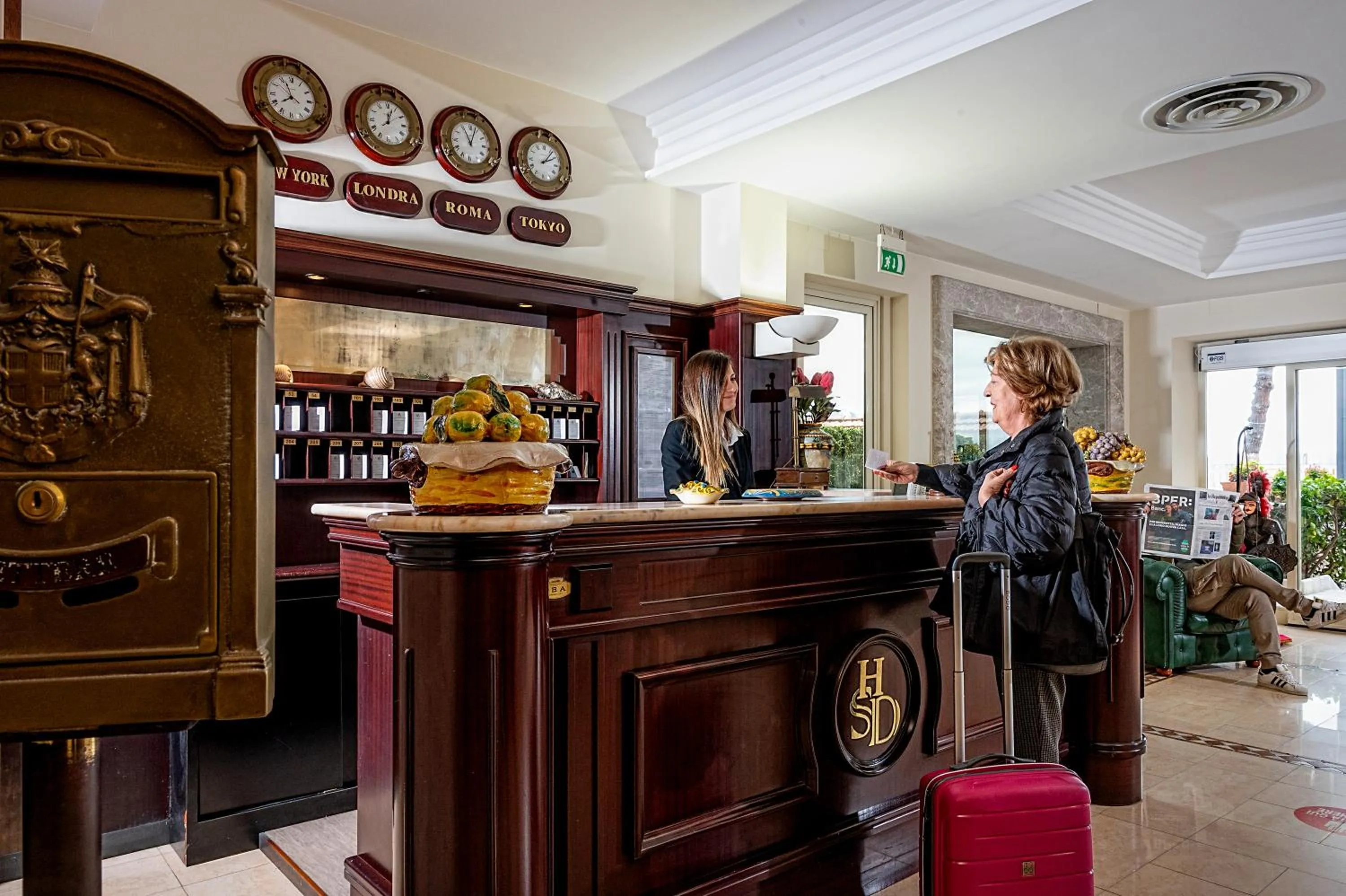 Lobby or reception in Hotel Sabbie d'Oro