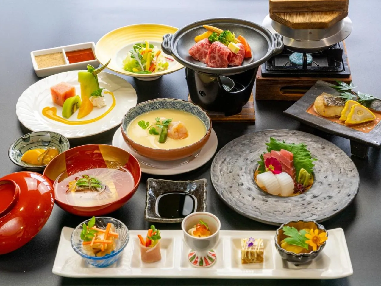 Dinner in Shikino Mori