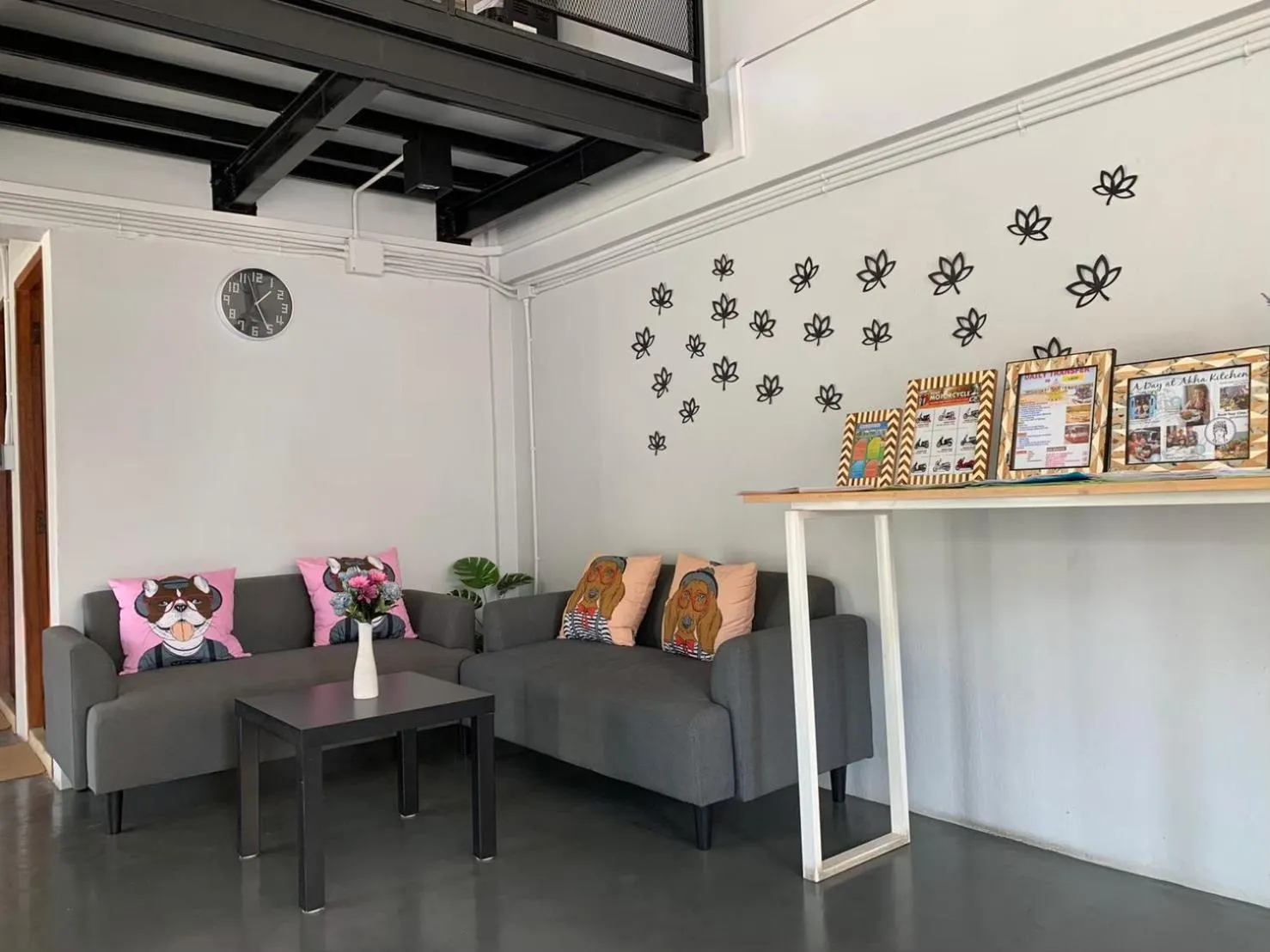 Living room in Busket Hostel