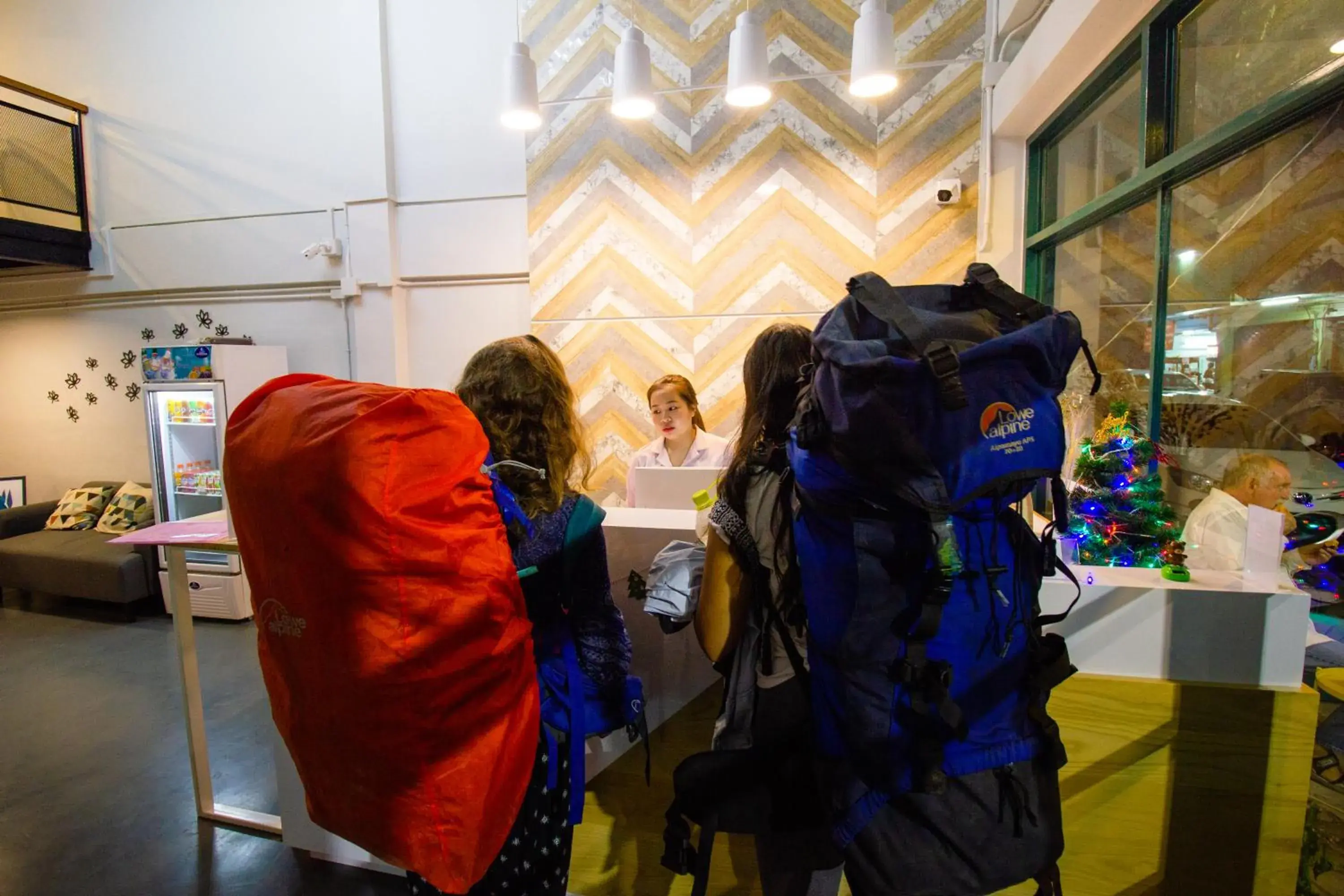 Facade/entrance in Busket Hostel Facade/entrance in Busket Hostel