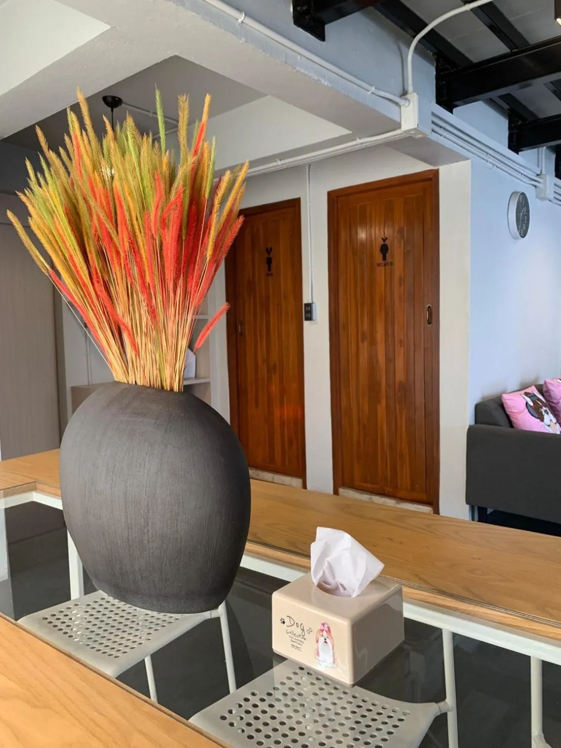 Living room in Busket Hostel