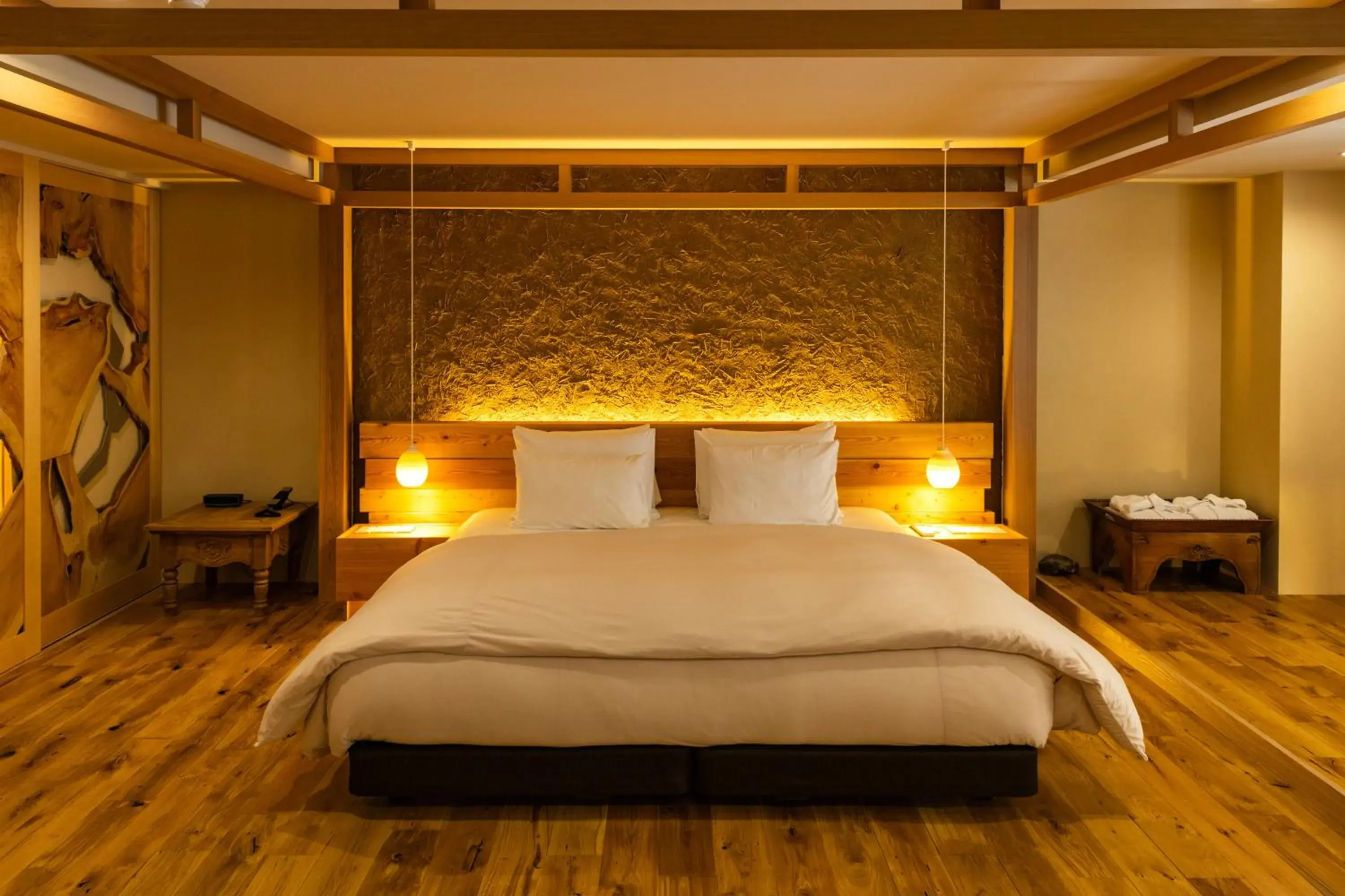 Bed in Myojinkan Bed in Myojinkan