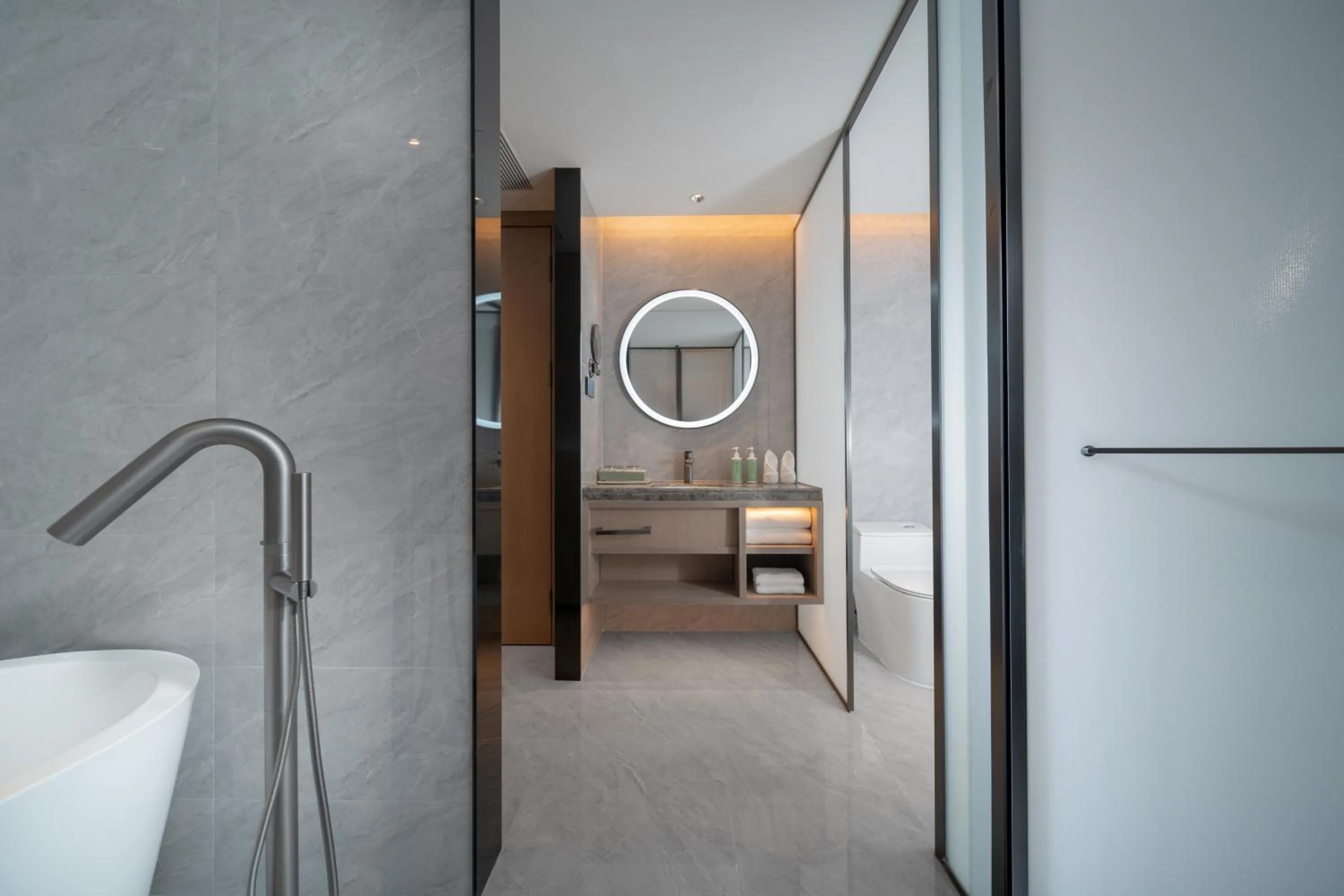 Toilet in Manju Hotel Shaoxing Keqiao Wanda