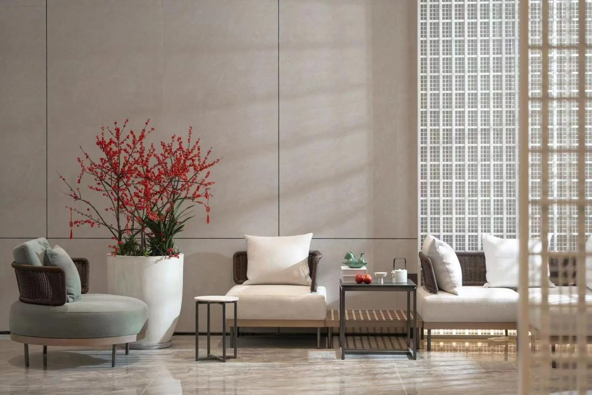 Lobby or reception in Manju Hotel Shaoxing Keqiao Wanda