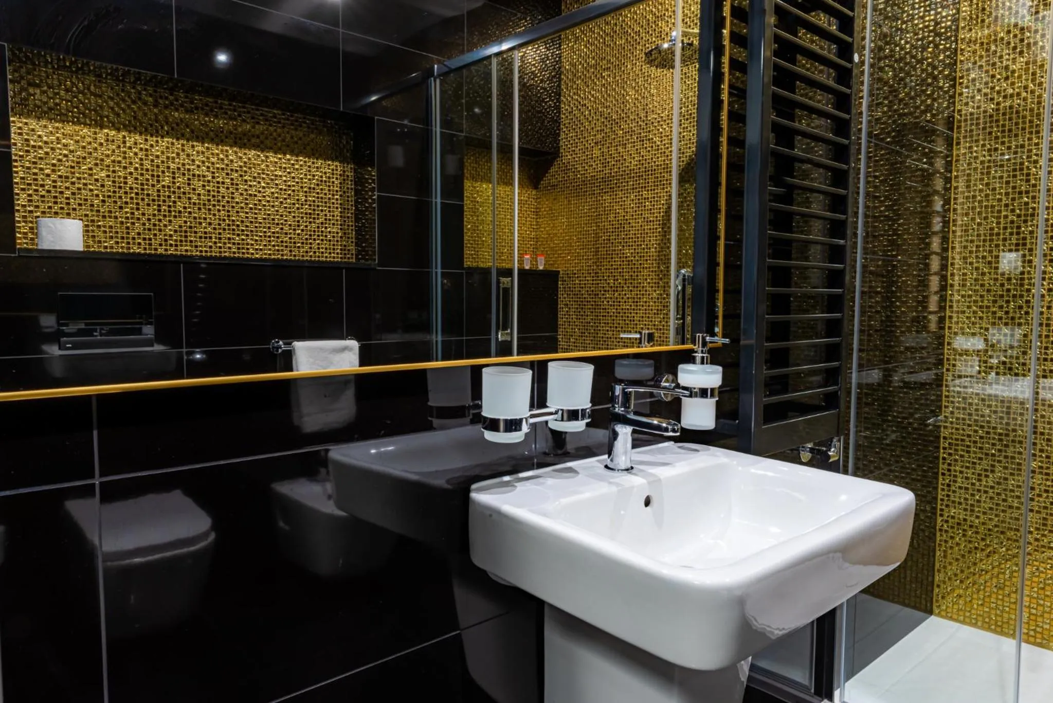 Shower in Hotel Nad Czernicą