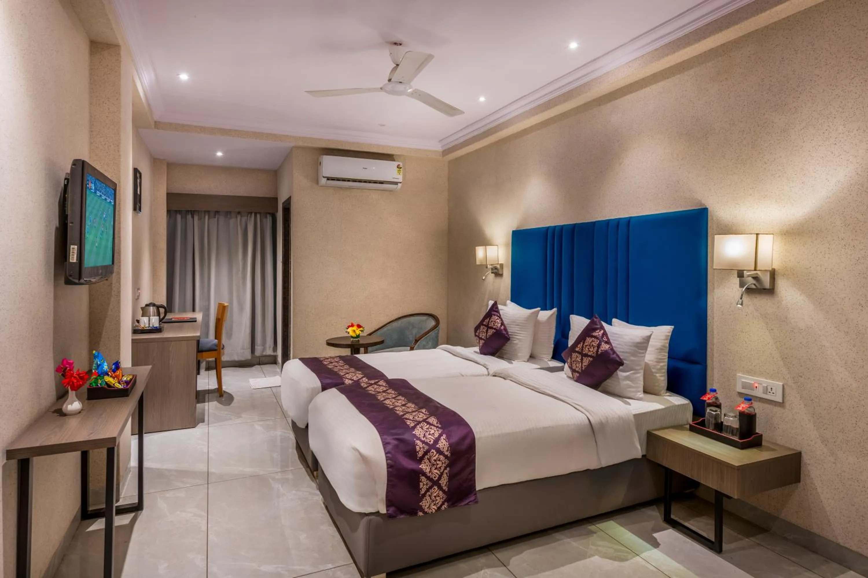 Photo of the whole room, Bed in Lords Eco Inn Dahej