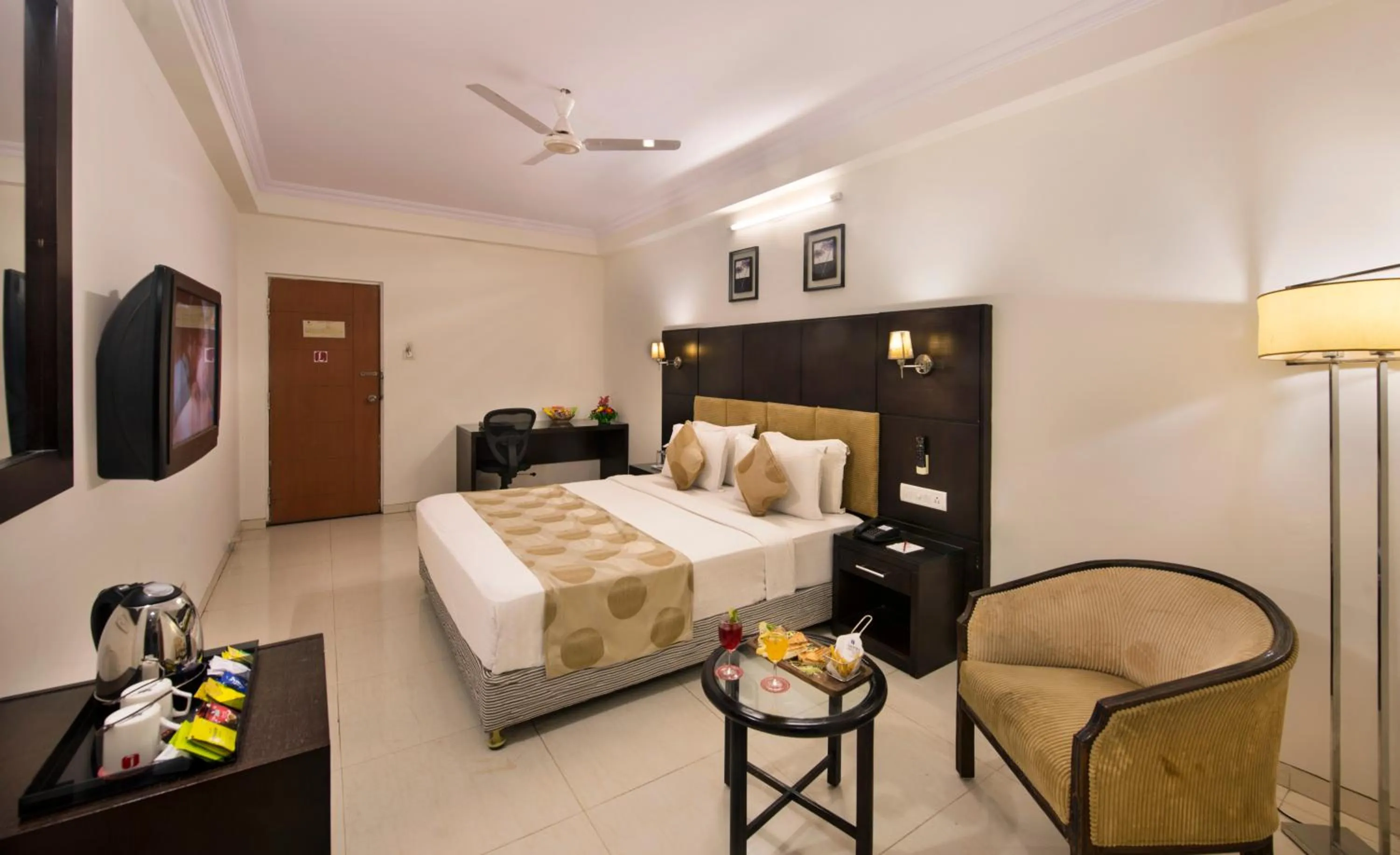 Bed in Lords Eco Inn Dahej