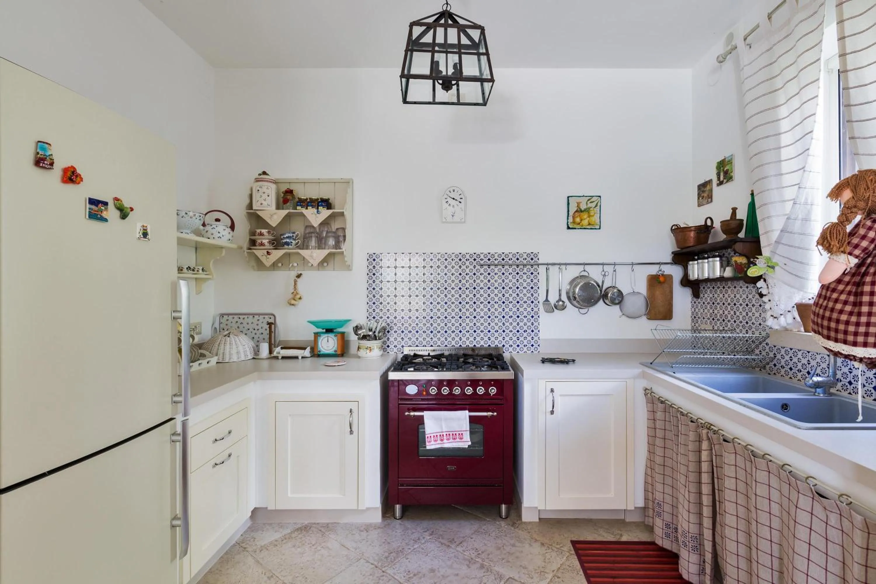 kitchen in Villa Chiara by Perle di Puglia