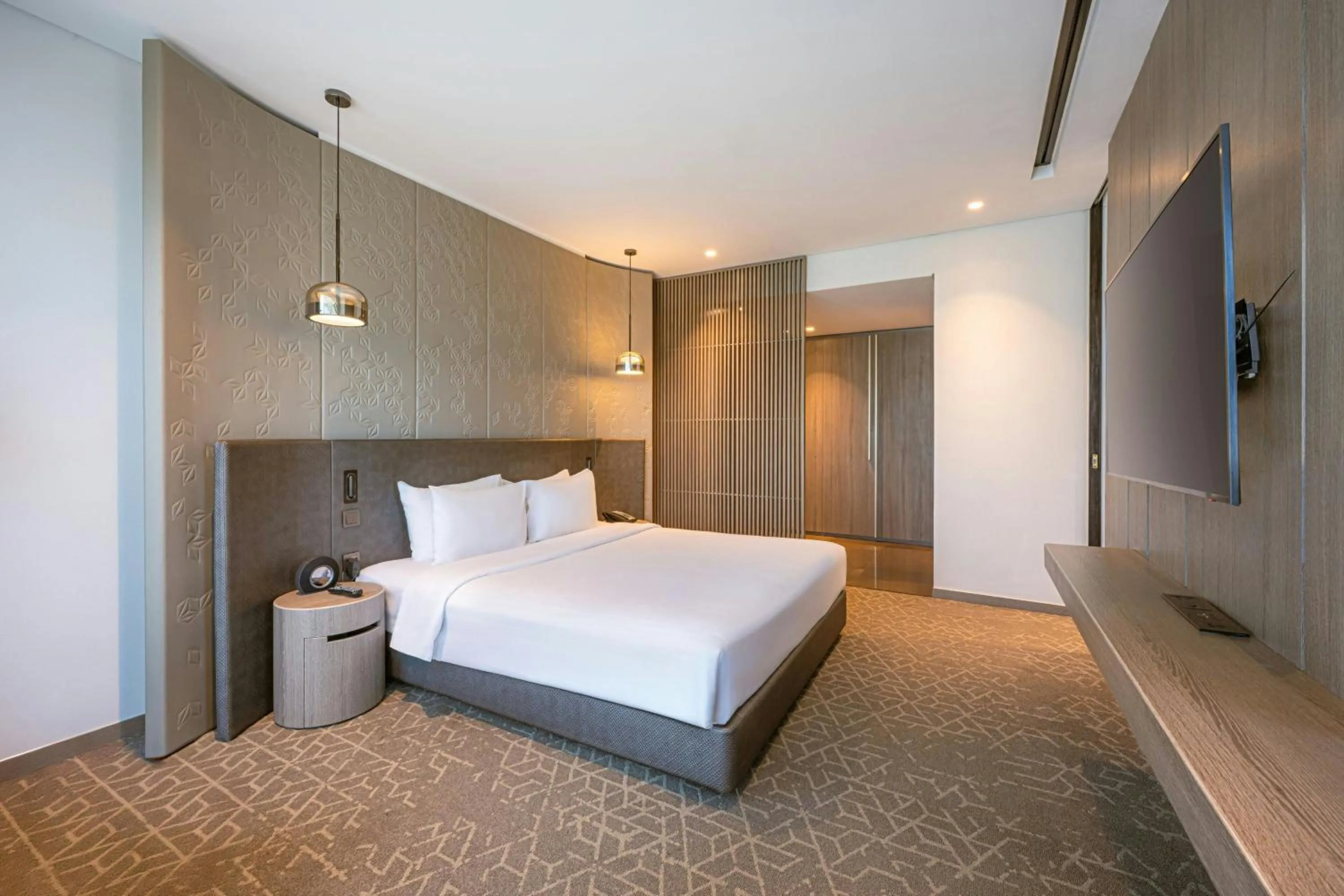 Photo of the whole room, Bed in Courtyard by Marriott Dubai, Al Barsha