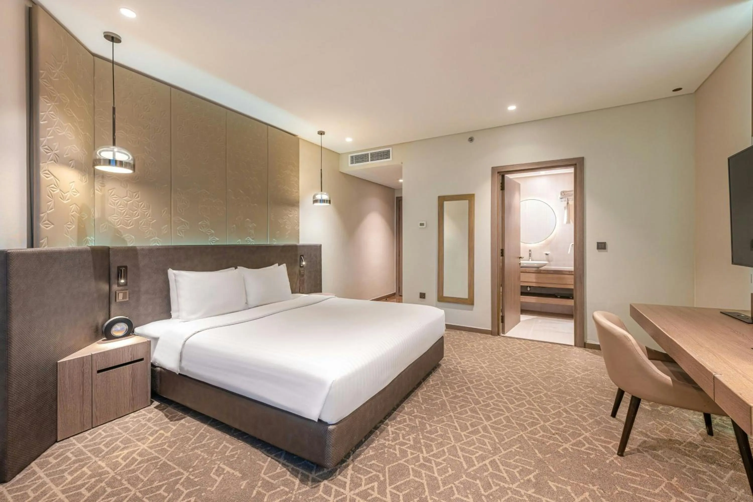 Photo of the whole room, Bed in Courtyard by Marriott Dubai, Al Barsha