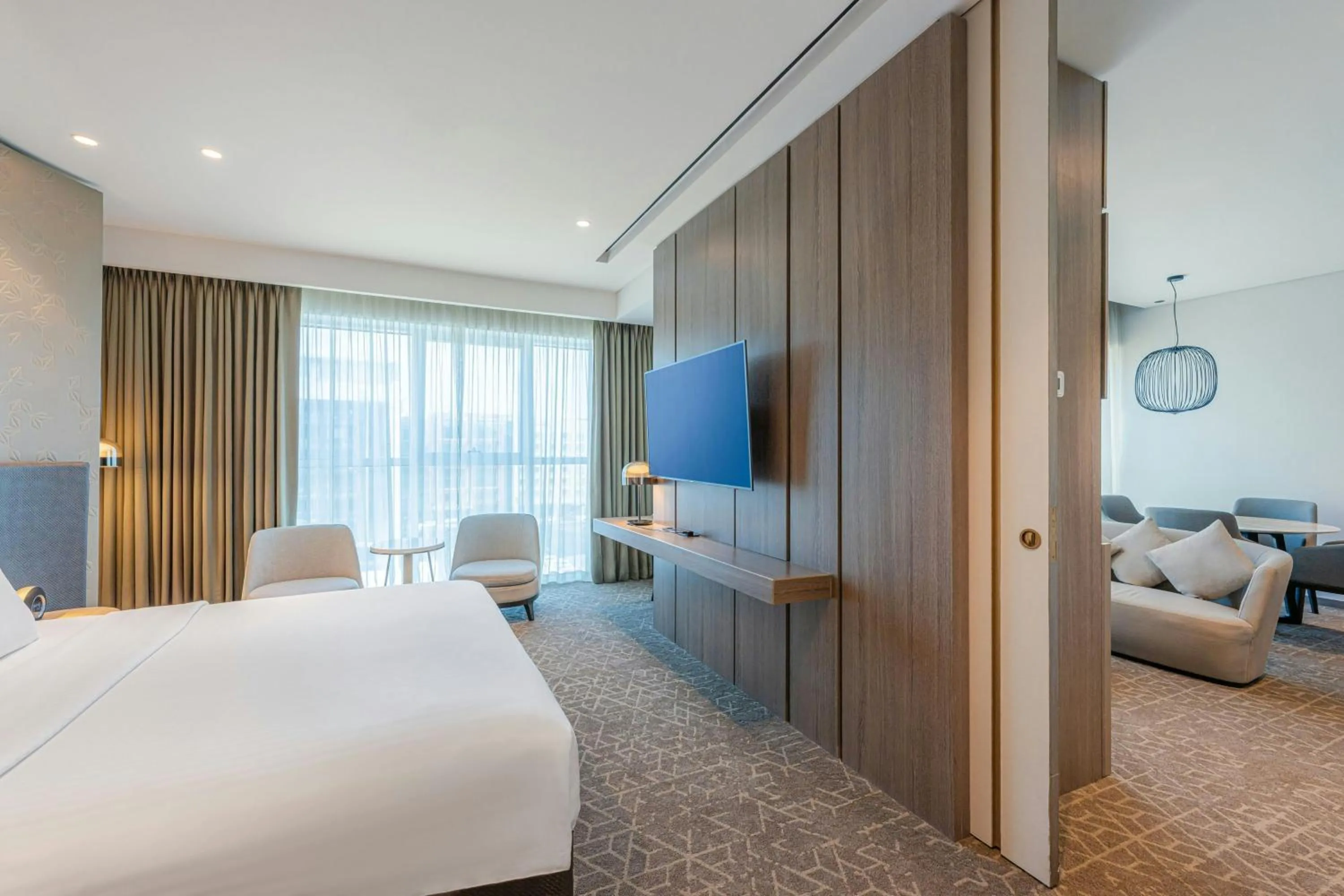 Living room, Bed in Courtyard by Marriott Dubai, Al Barsha