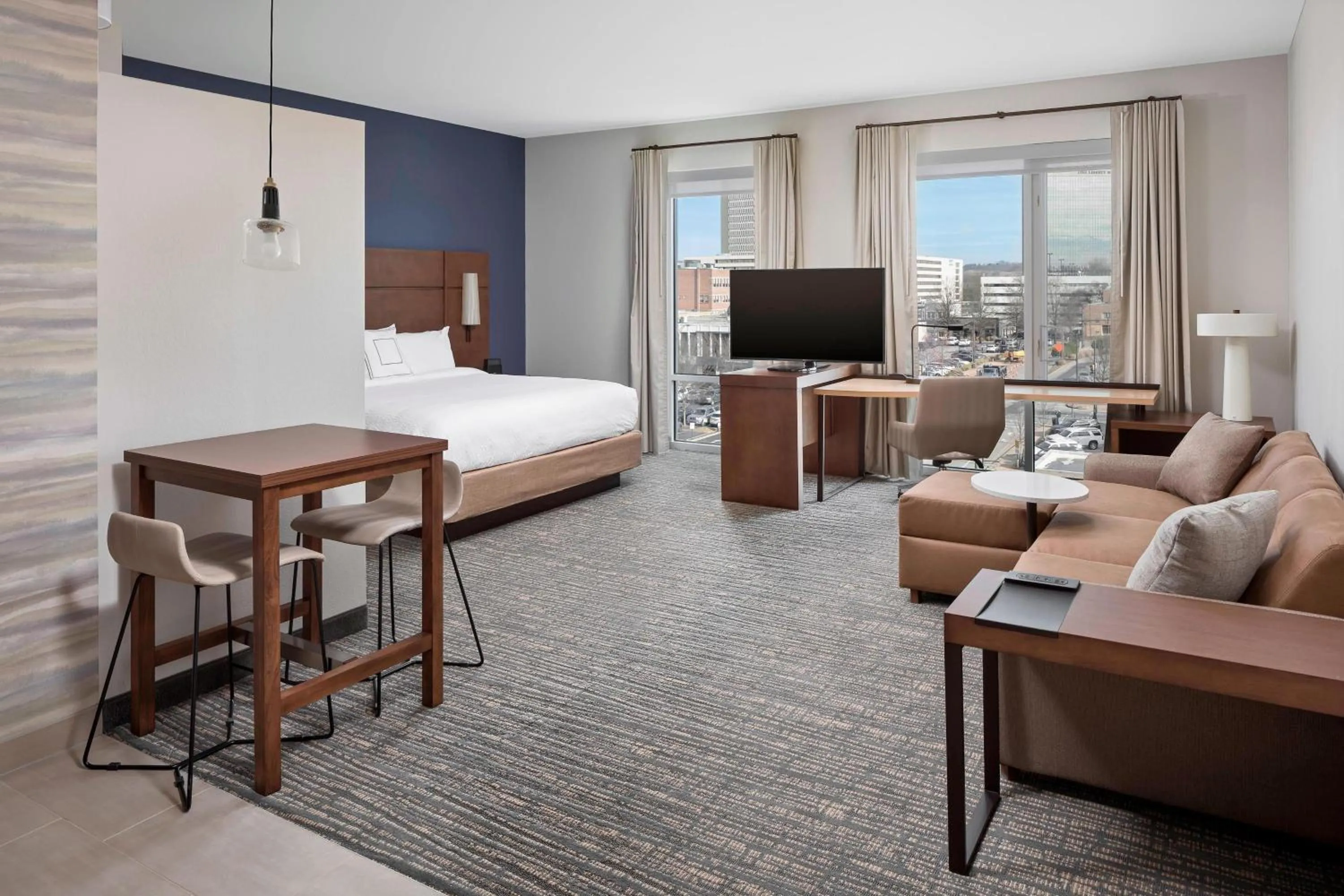 Photo of the whole room, Bed in Residence Inn by Marriott Greenville Downtown