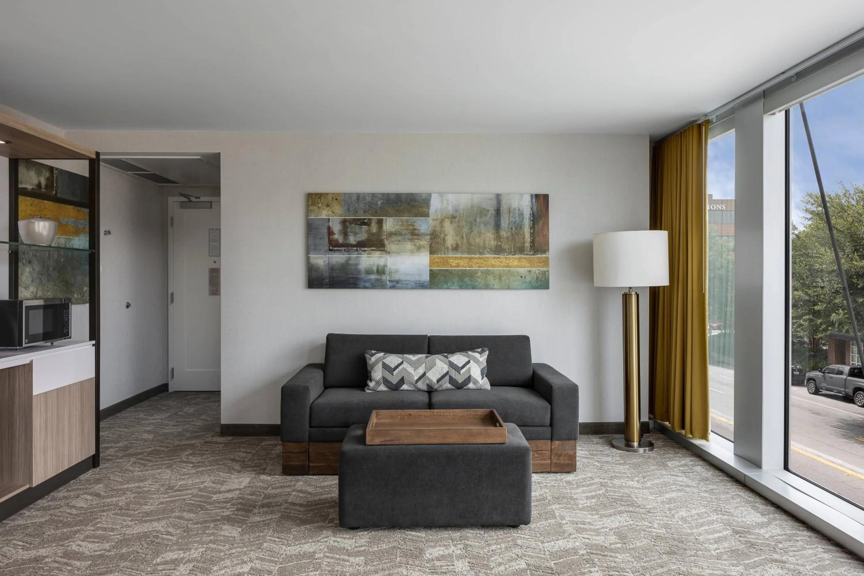 Living room in SpringHill Suites by Marriott Greenville Downtown