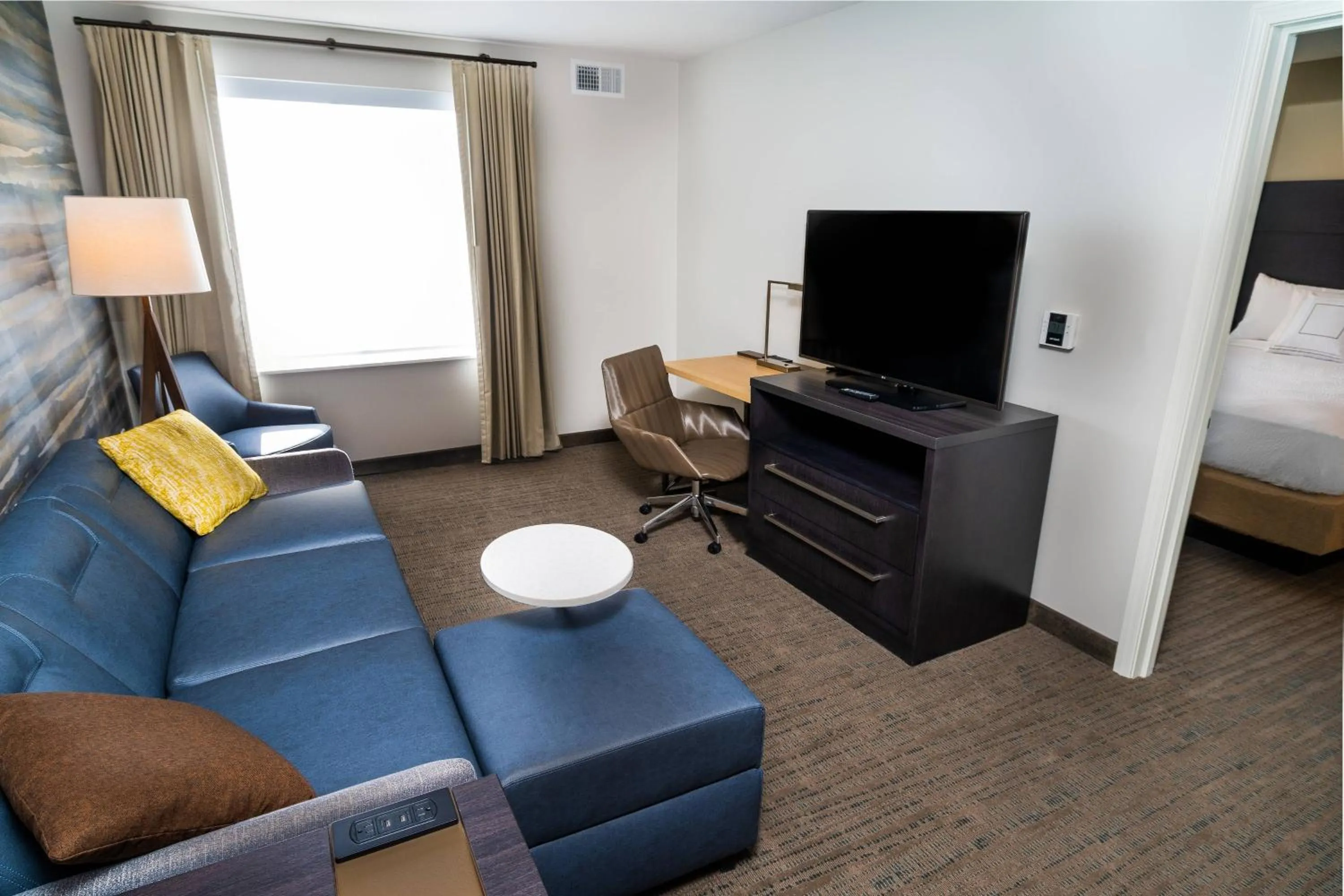 Living room, Bed in Residence Inn by Marriott Rocklin Roseville