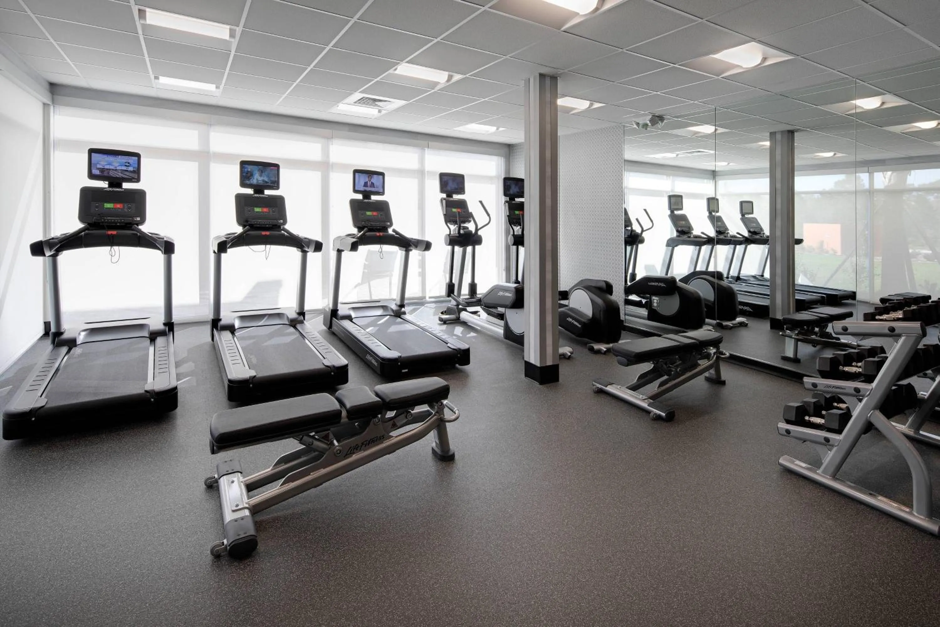Fitness centre/facilities in Fairfield Inn & Suites by Marriott Tampa Wesley Chapel