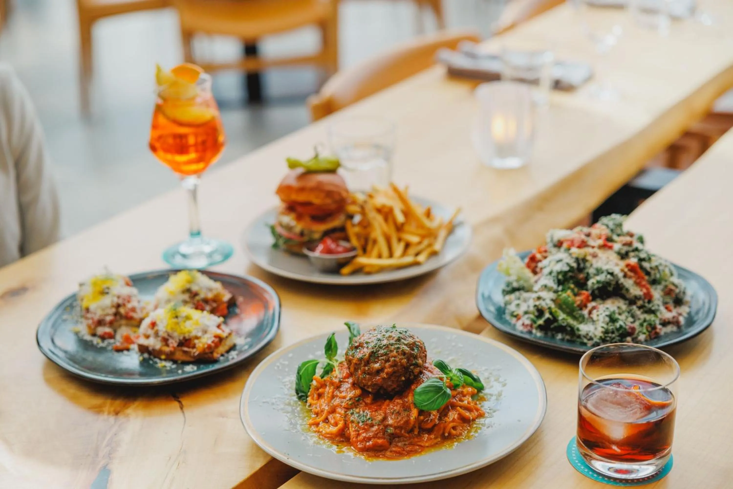 Restaurant/places to eat in JW Marriott Edmonton ICE District