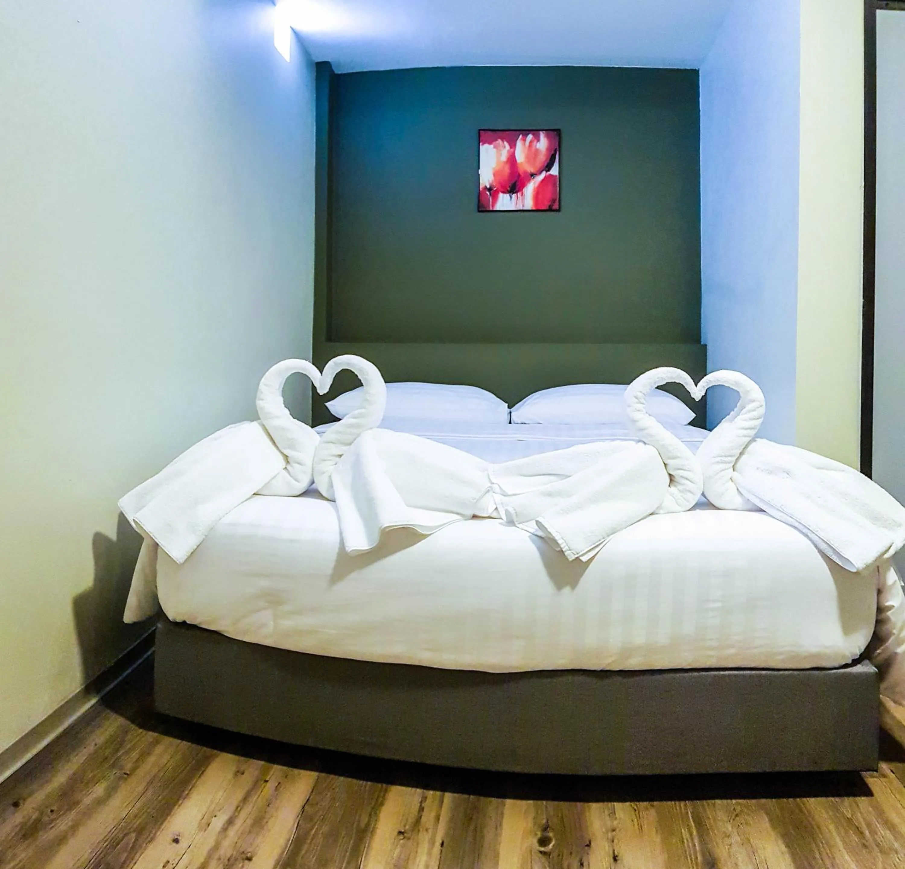 Bed in Kim Korner Hotel