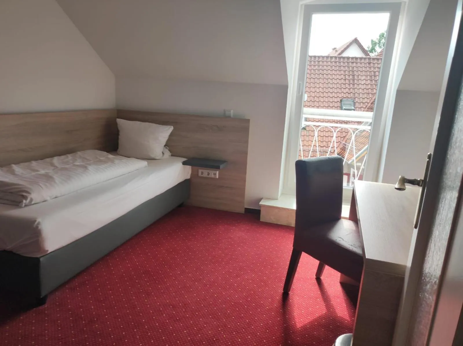 Bed in Hotel Deutsches Haus