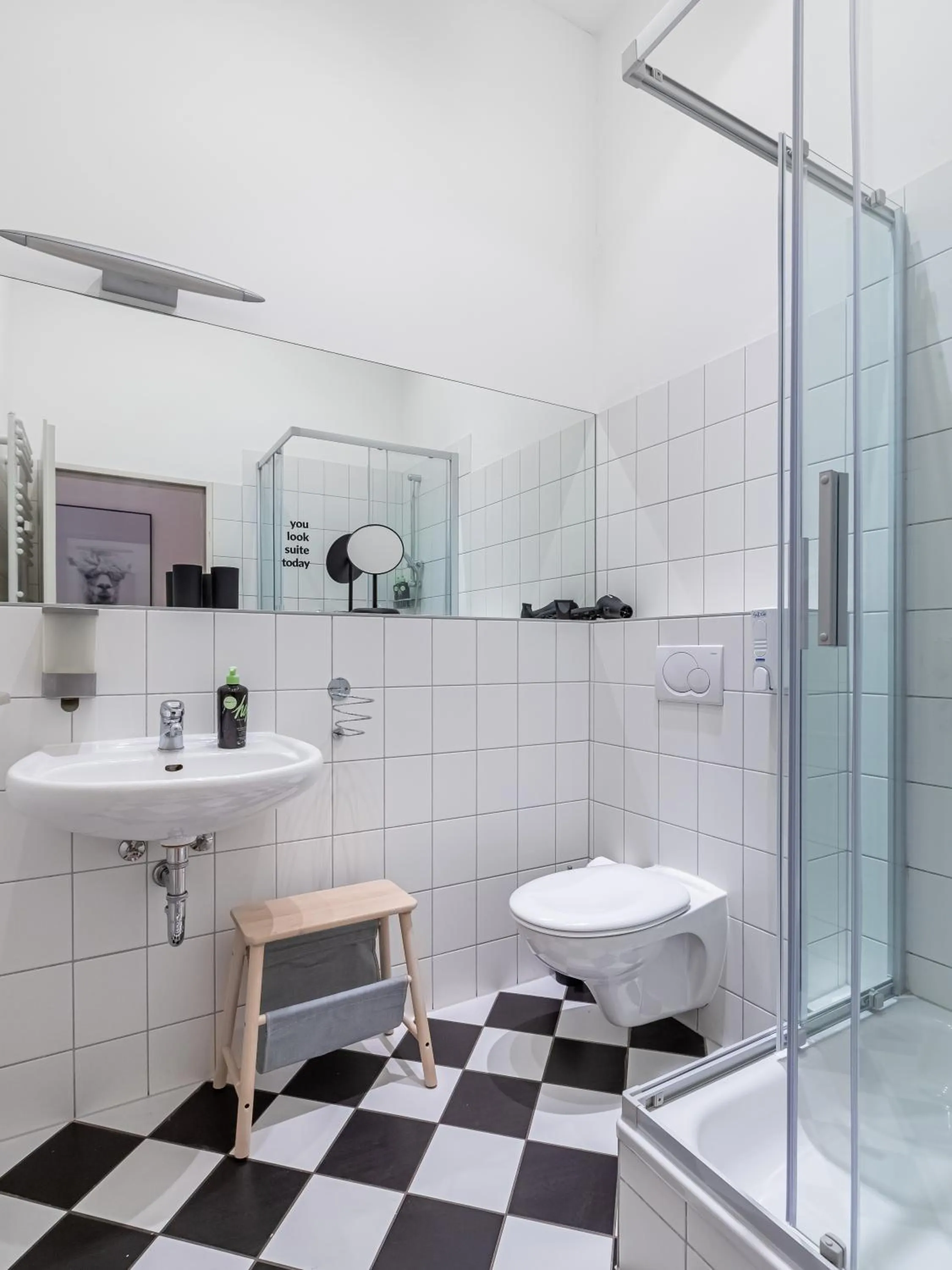 Shower in Limehome Berlin Malmöer Straße