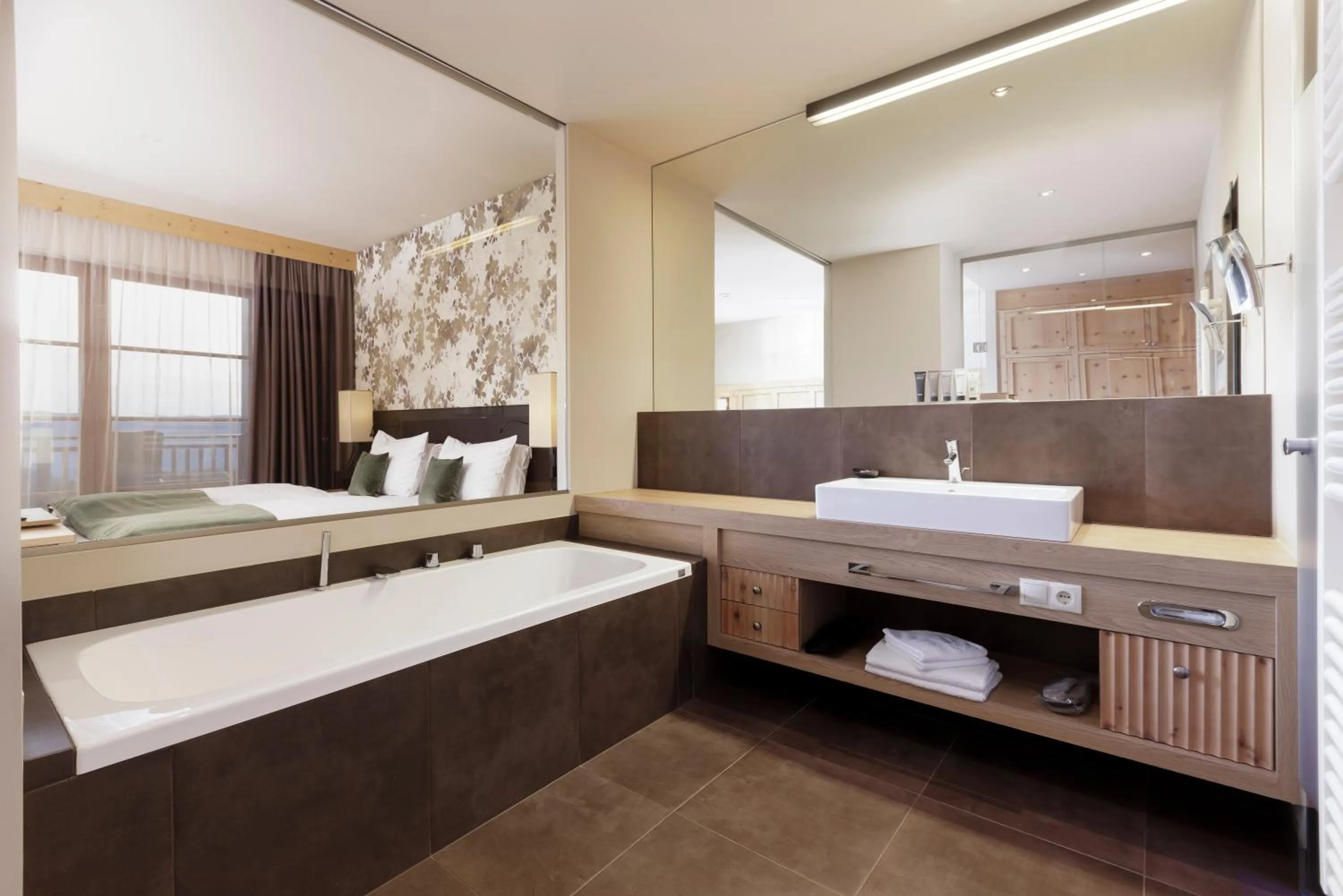 Bed in Chalet Mirabell