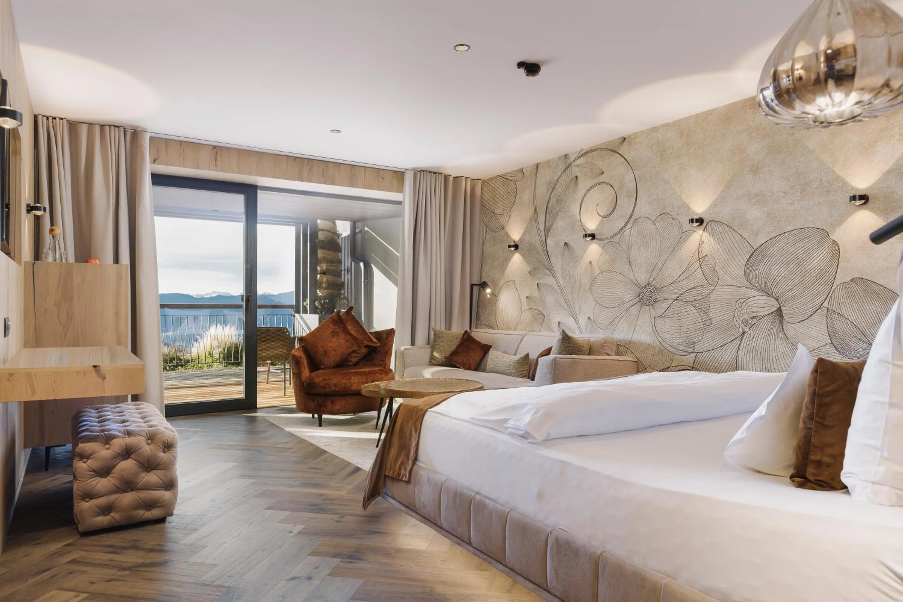 Bed in Chalet Mirabell