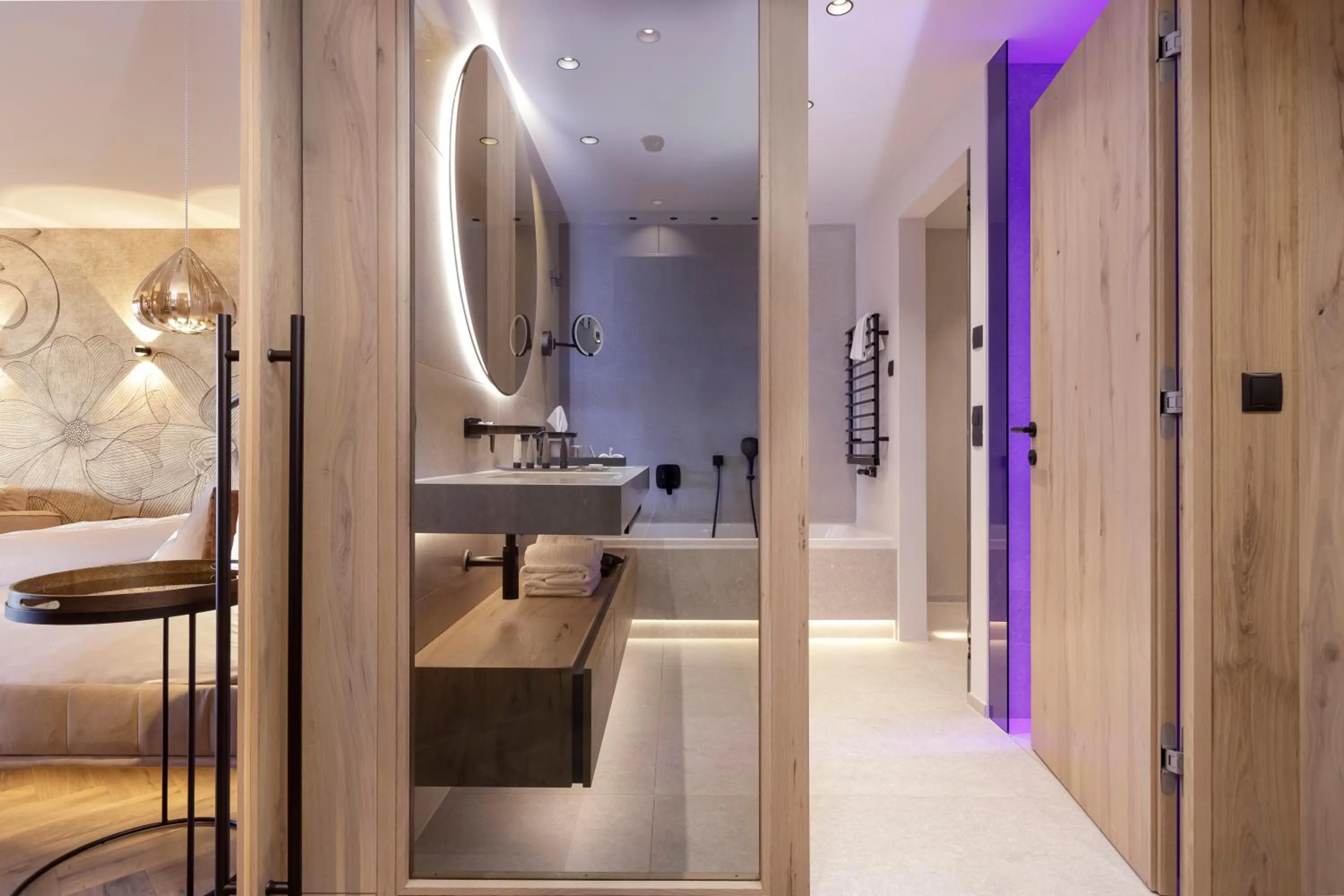 Bed in Chalet Mirabell