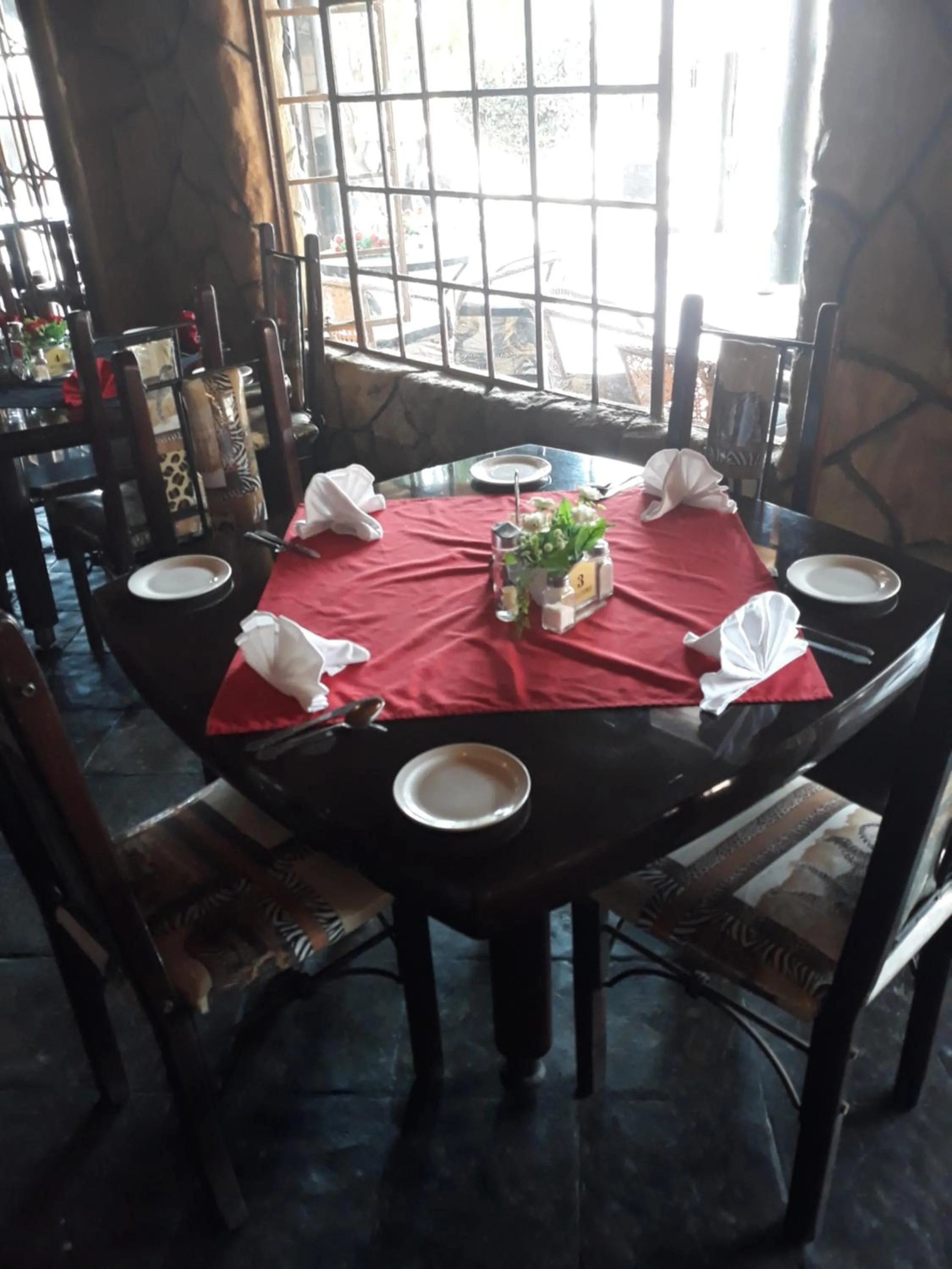 Dining area in The Big Five Lodge