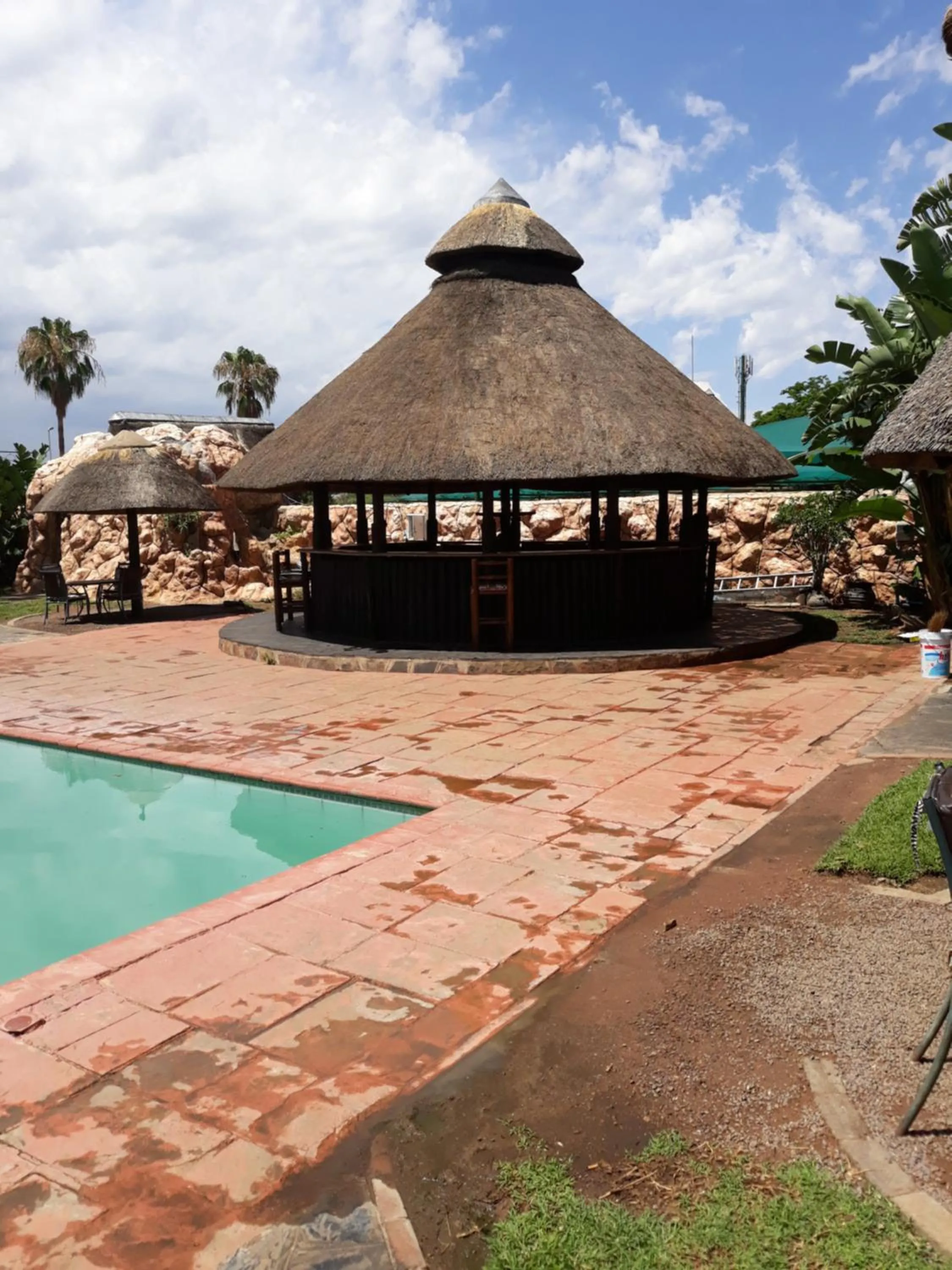 Patio in The Big Five Lodge