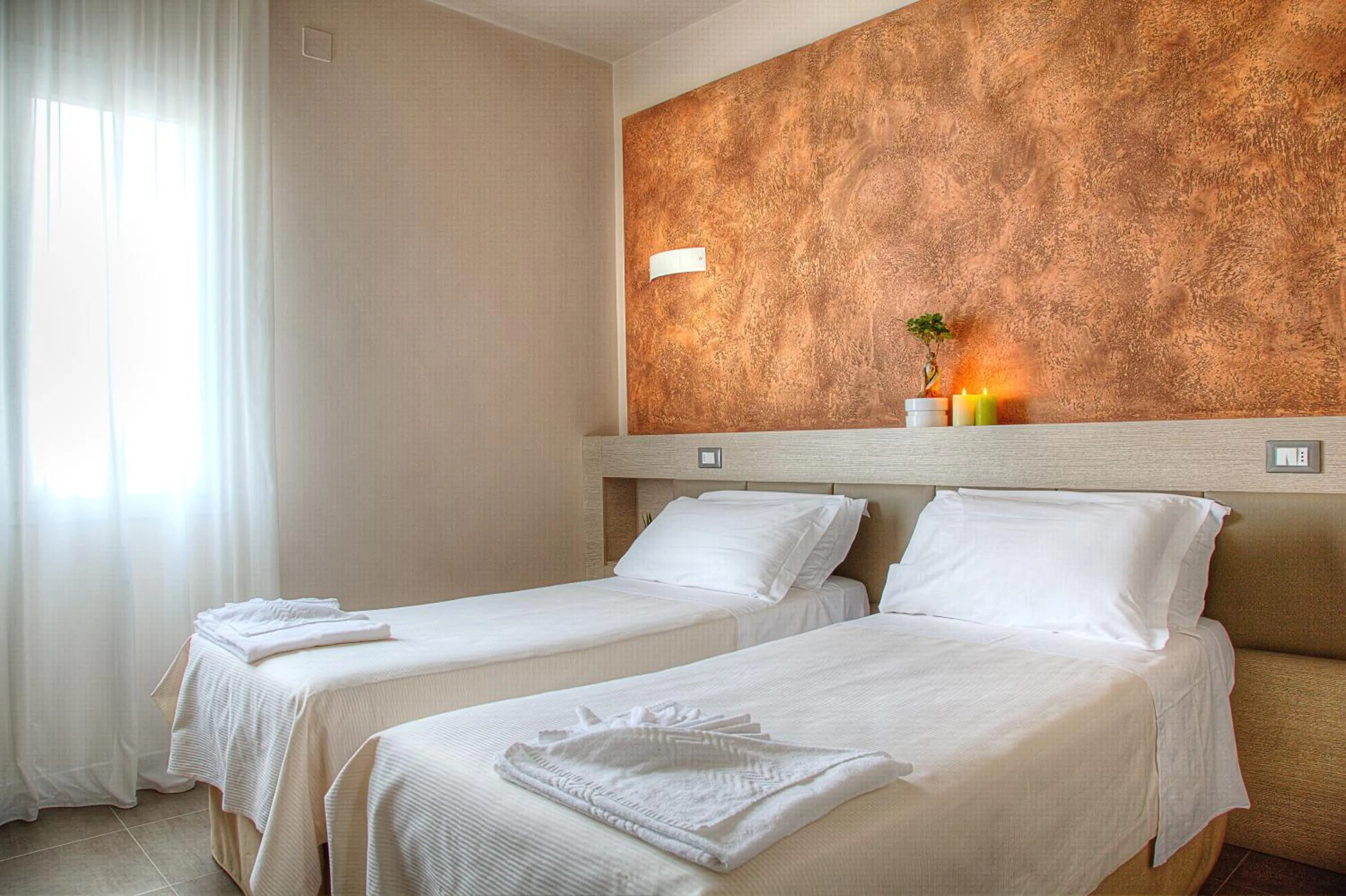 Bed in Hotel Helvetia