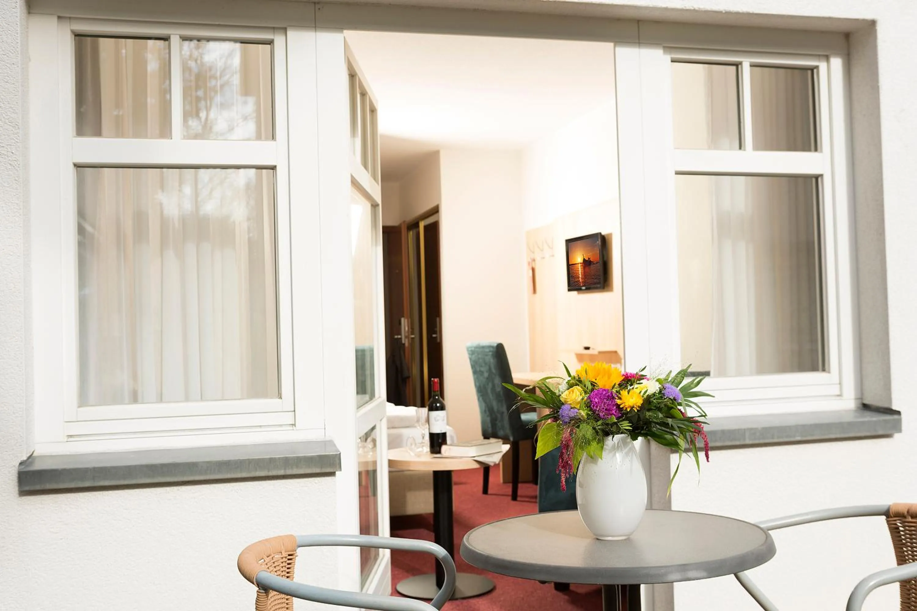 Seating area in Garni Eden Hotels