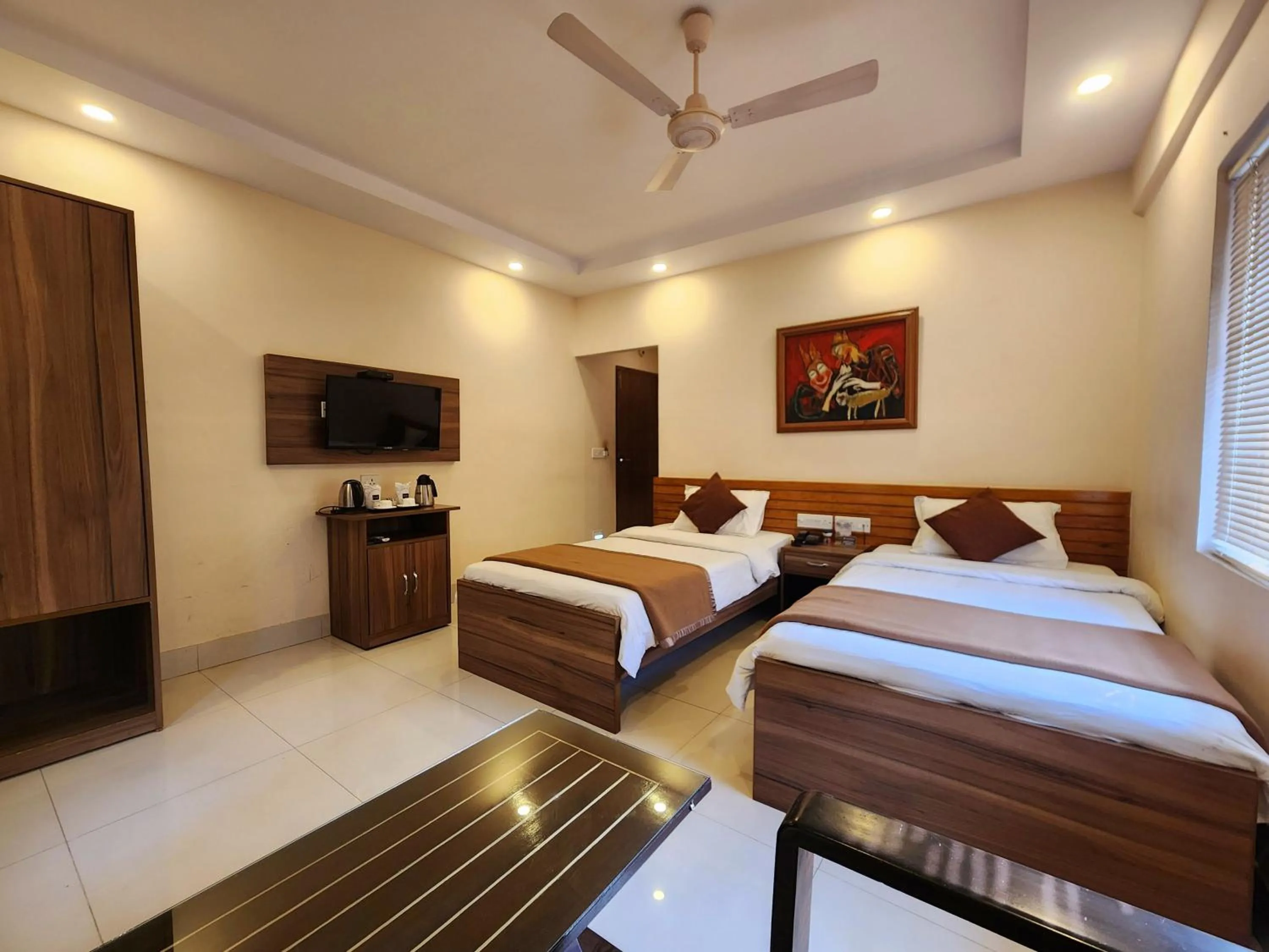 Bed in Wise Owl Comfotel