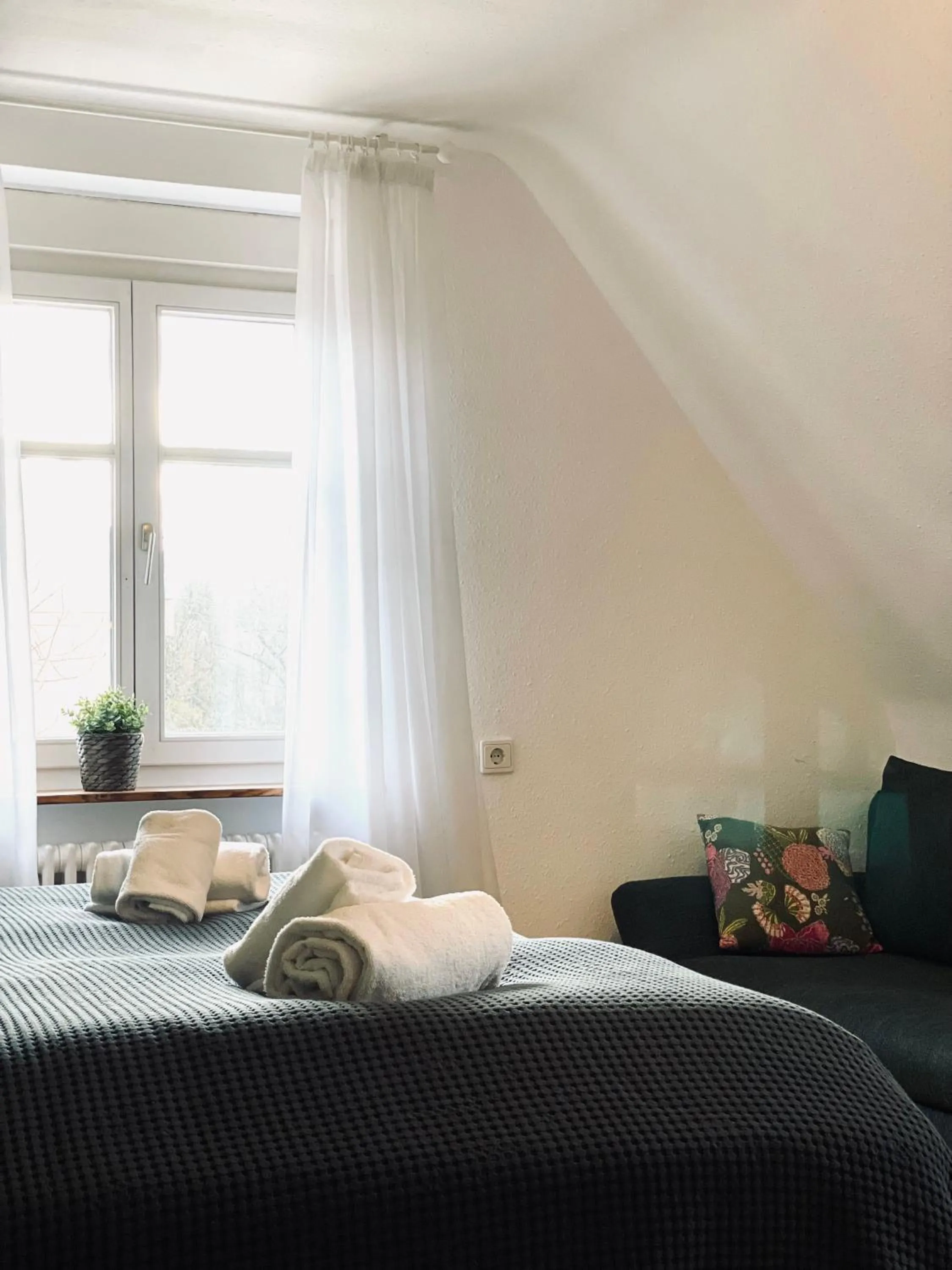 Bed in Hotel & Restaurant Grüner Baum Merzhausen