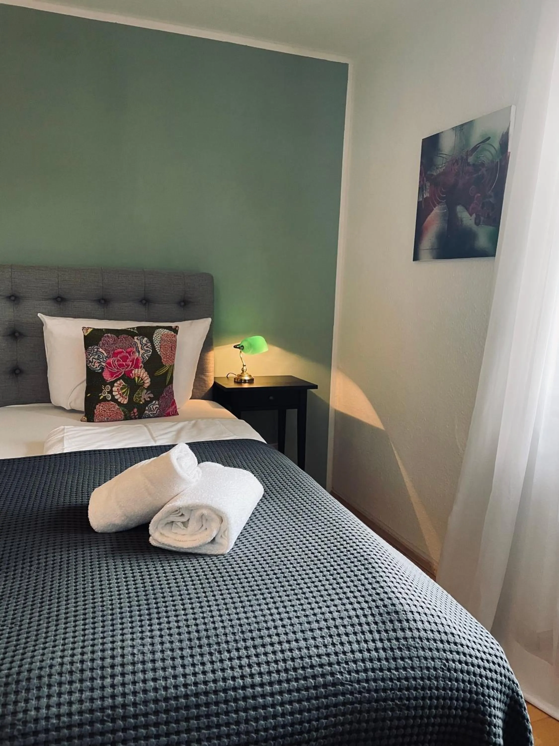 Bed in Hotel & Restaurant Grüner Baum Merzhausen