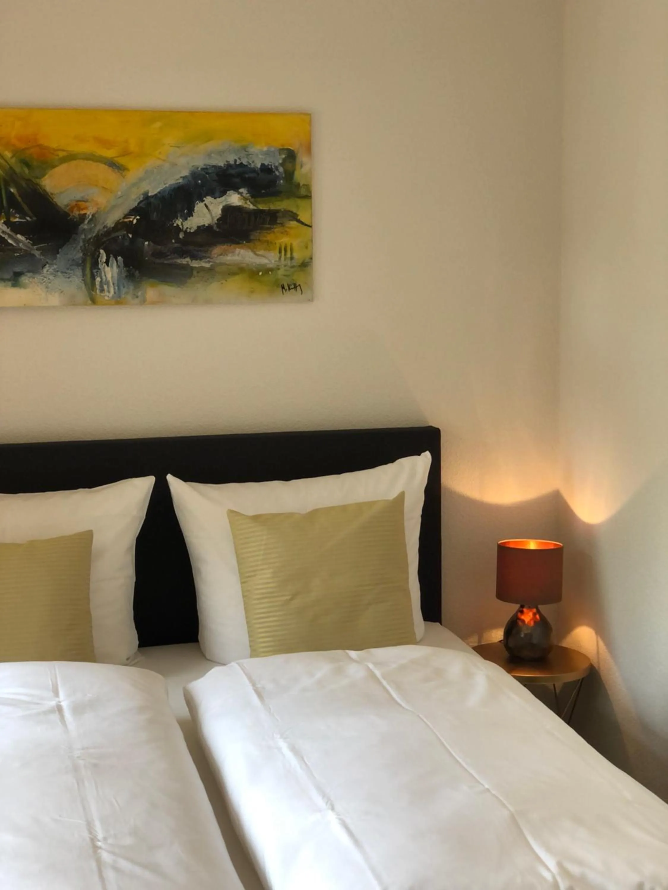 Bed in Hotel & Restaurant Grüner Baum Merzhausen