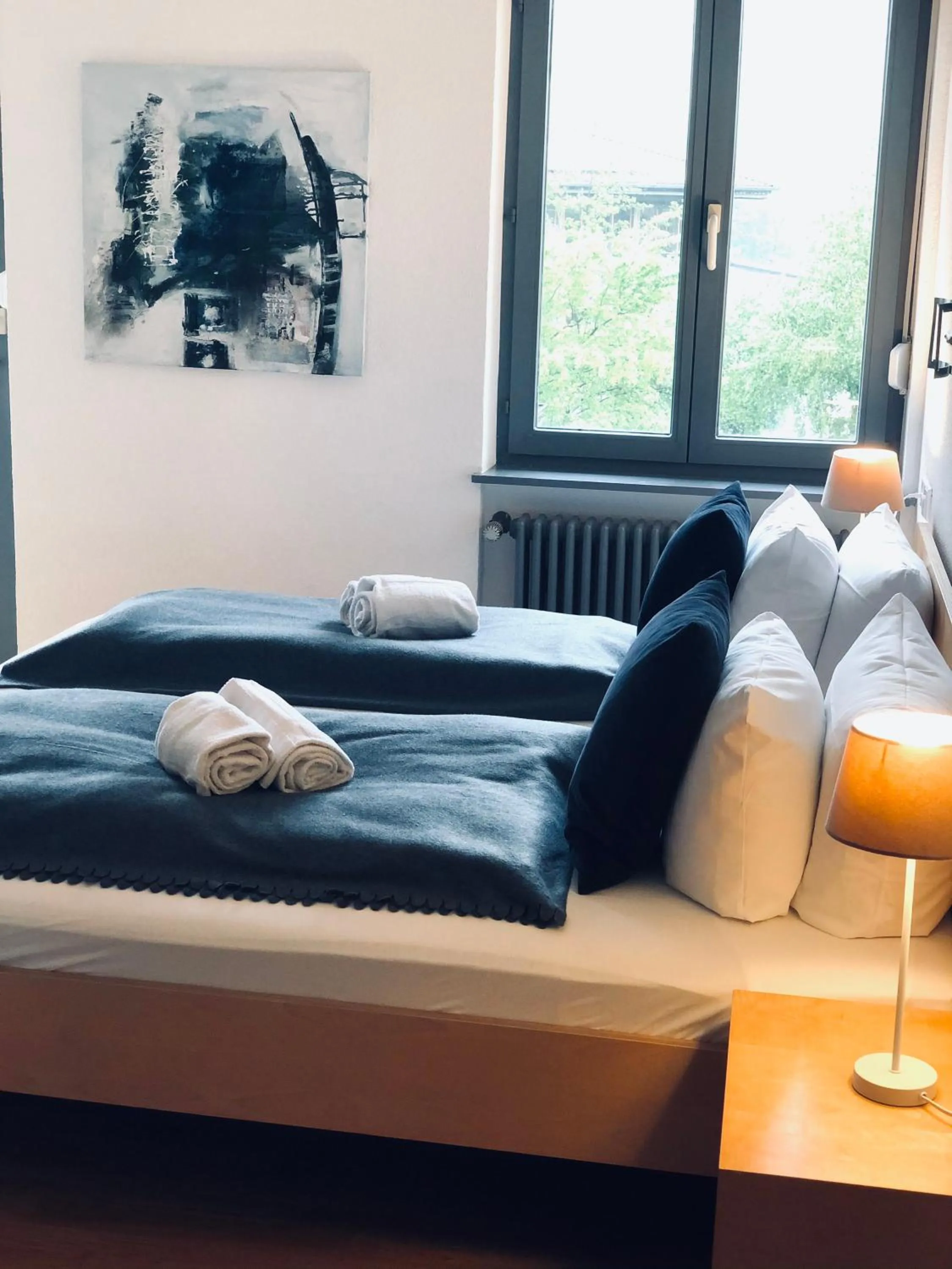 Bed in Hotel & Restaurant Grüner Baum Merzhausen