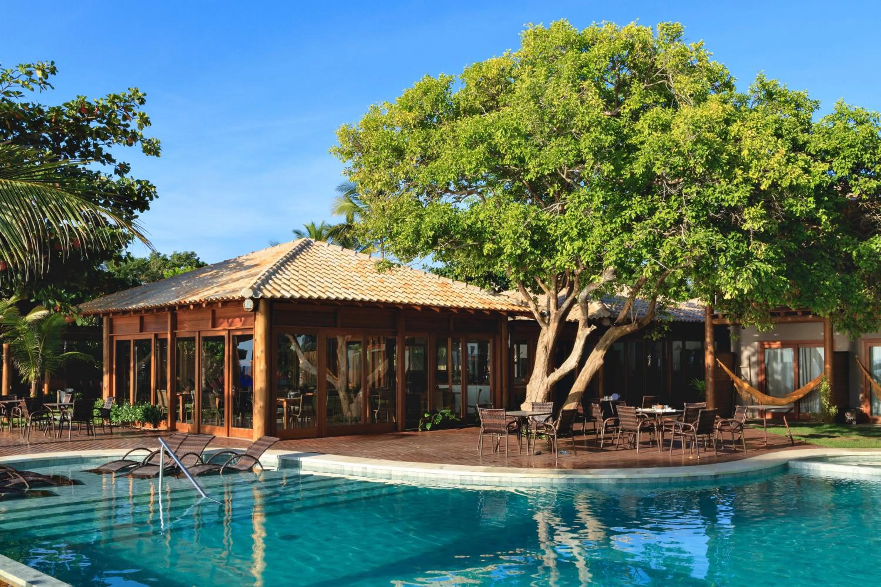 Swimming pool in Carambola Hotel