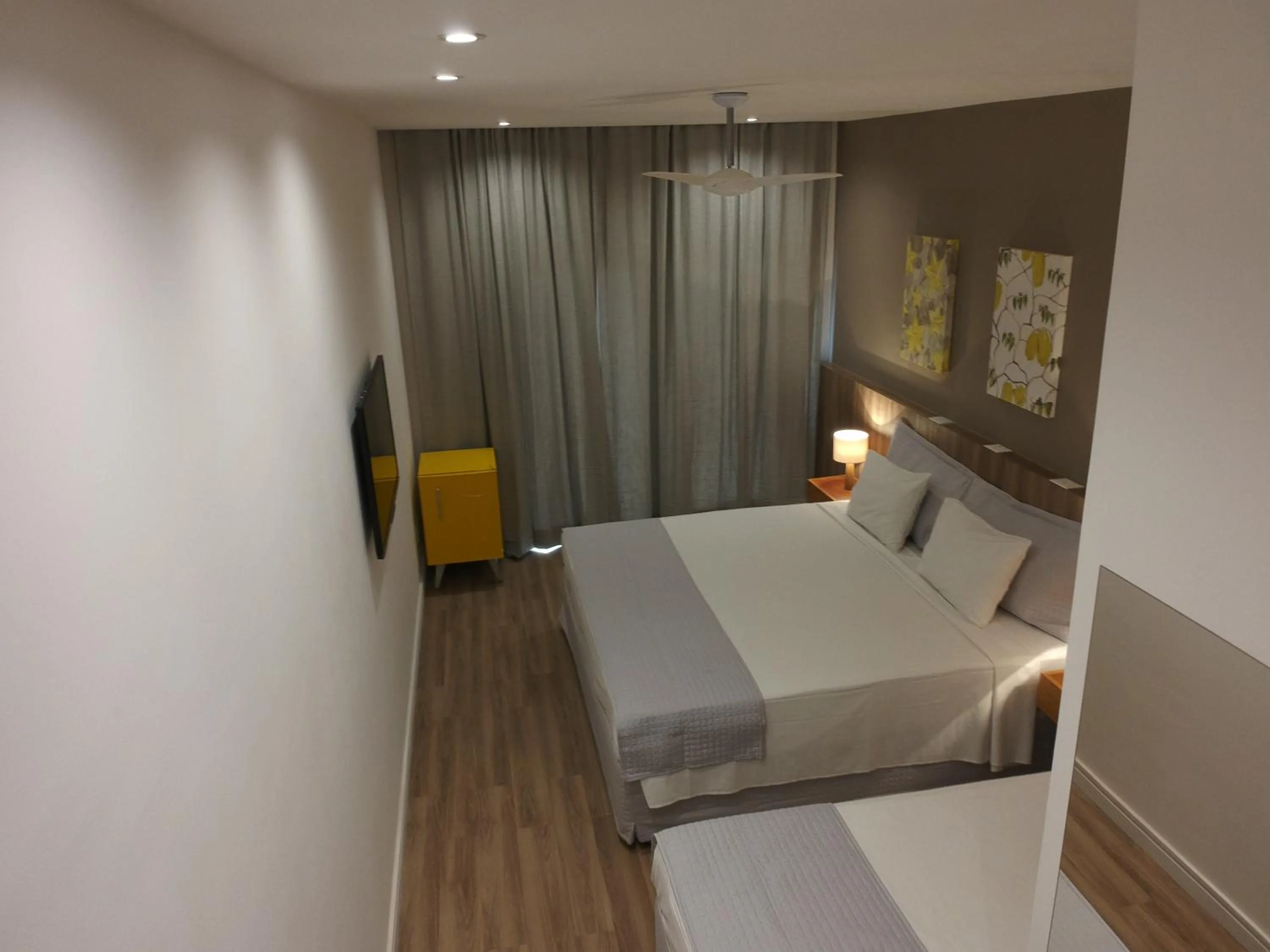 Bed in Carambola Hotel