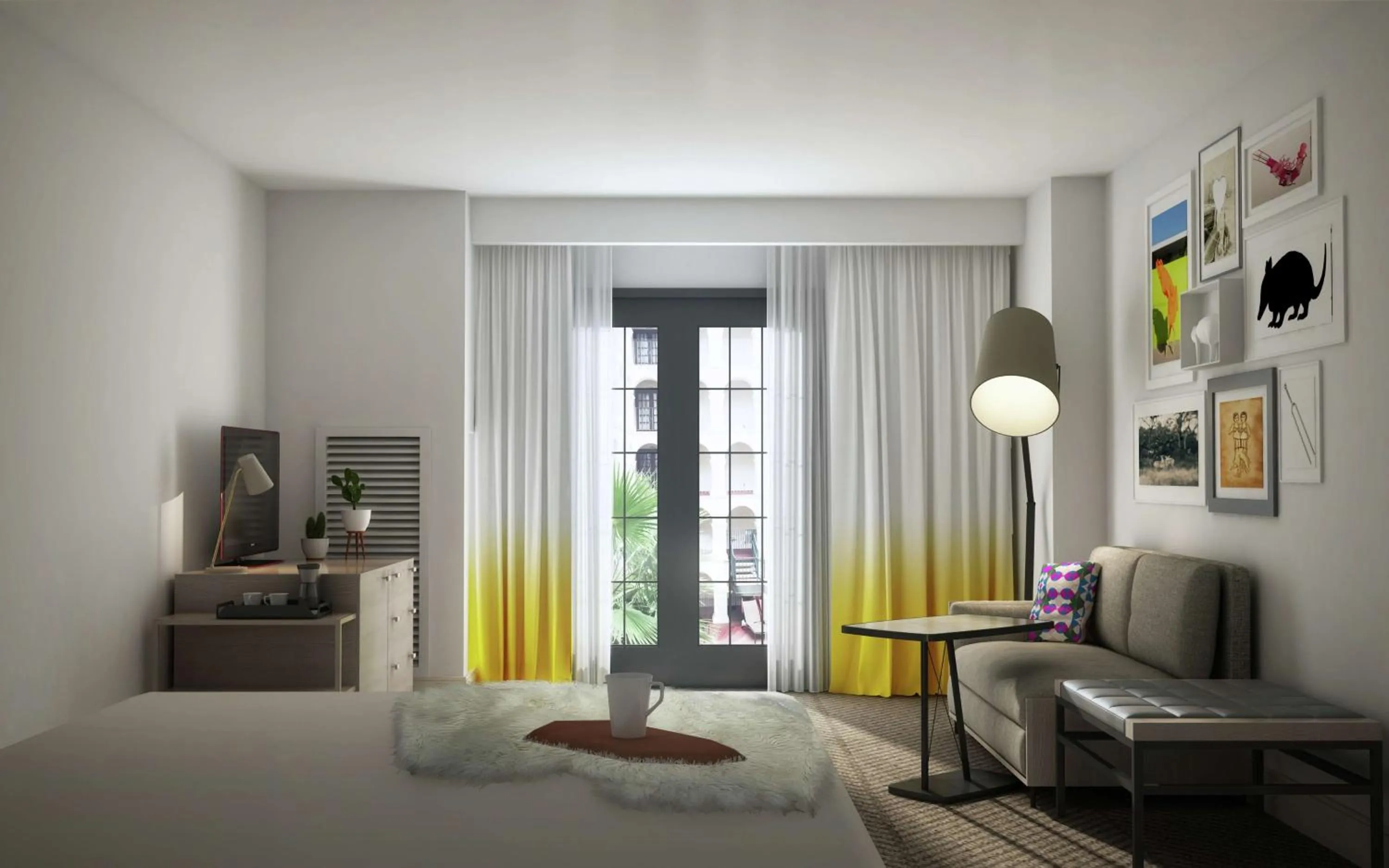 Property building, Bed in DoubleTree by Hilton Austin