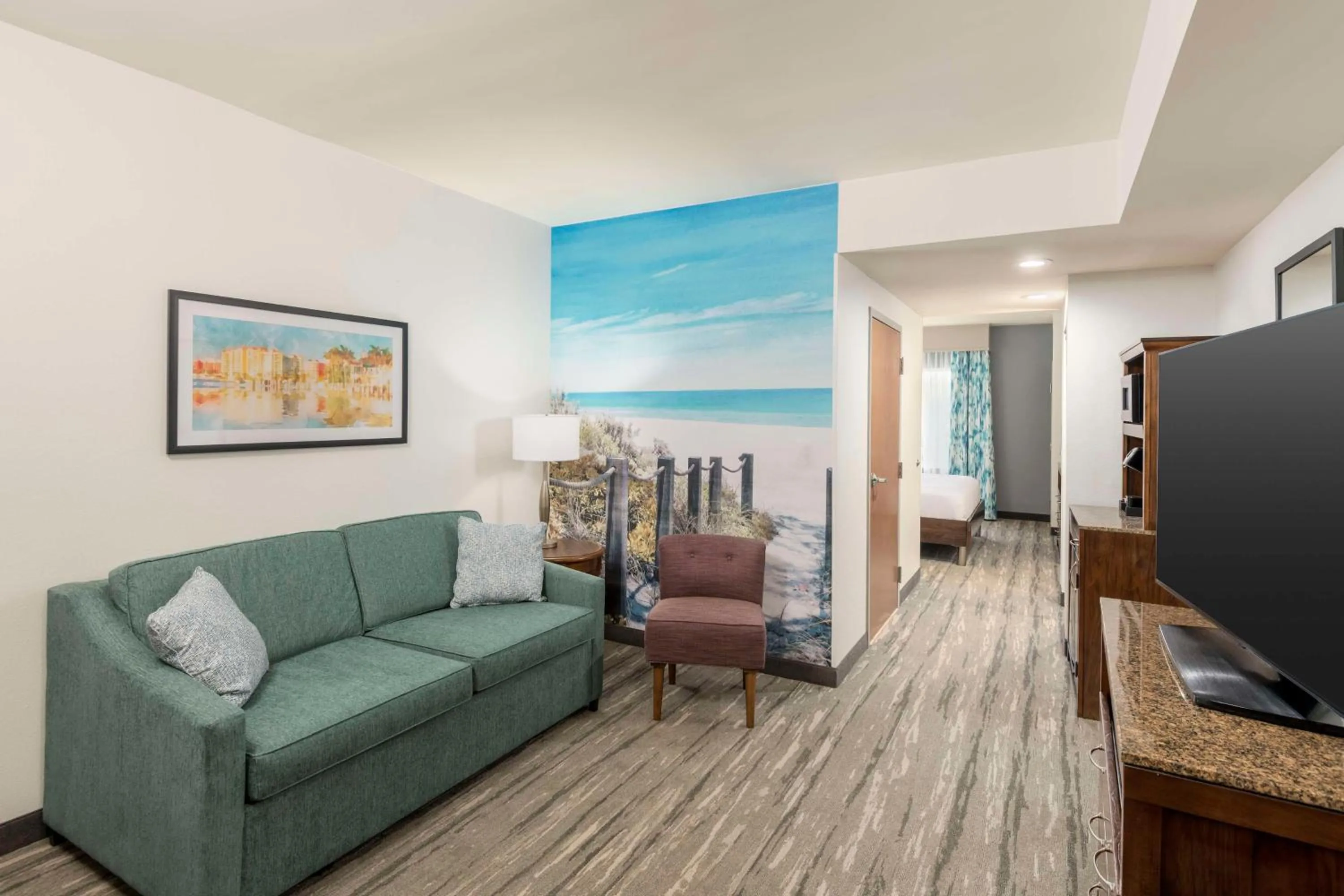 Living room in Hilton Garden Inn Boca Raton